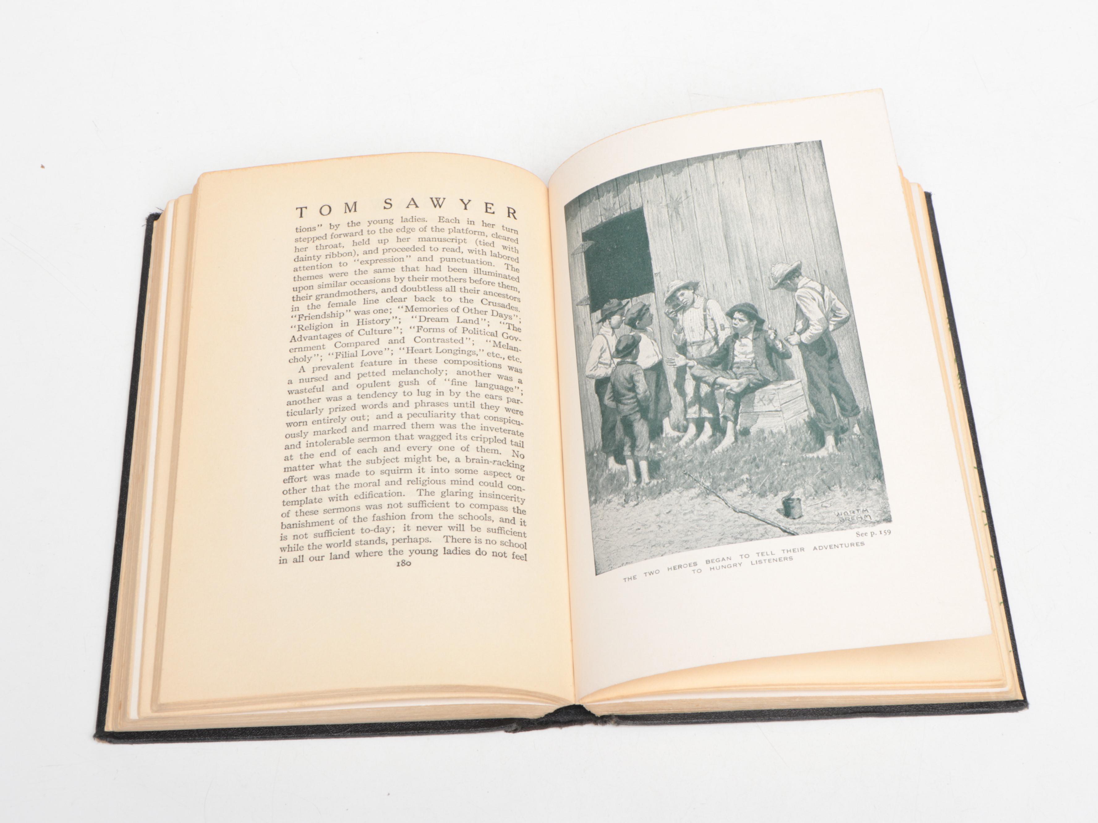 Worth Brehm Illustrated "The Adventures of Tom Sawyer" by Mark Twain, 1935