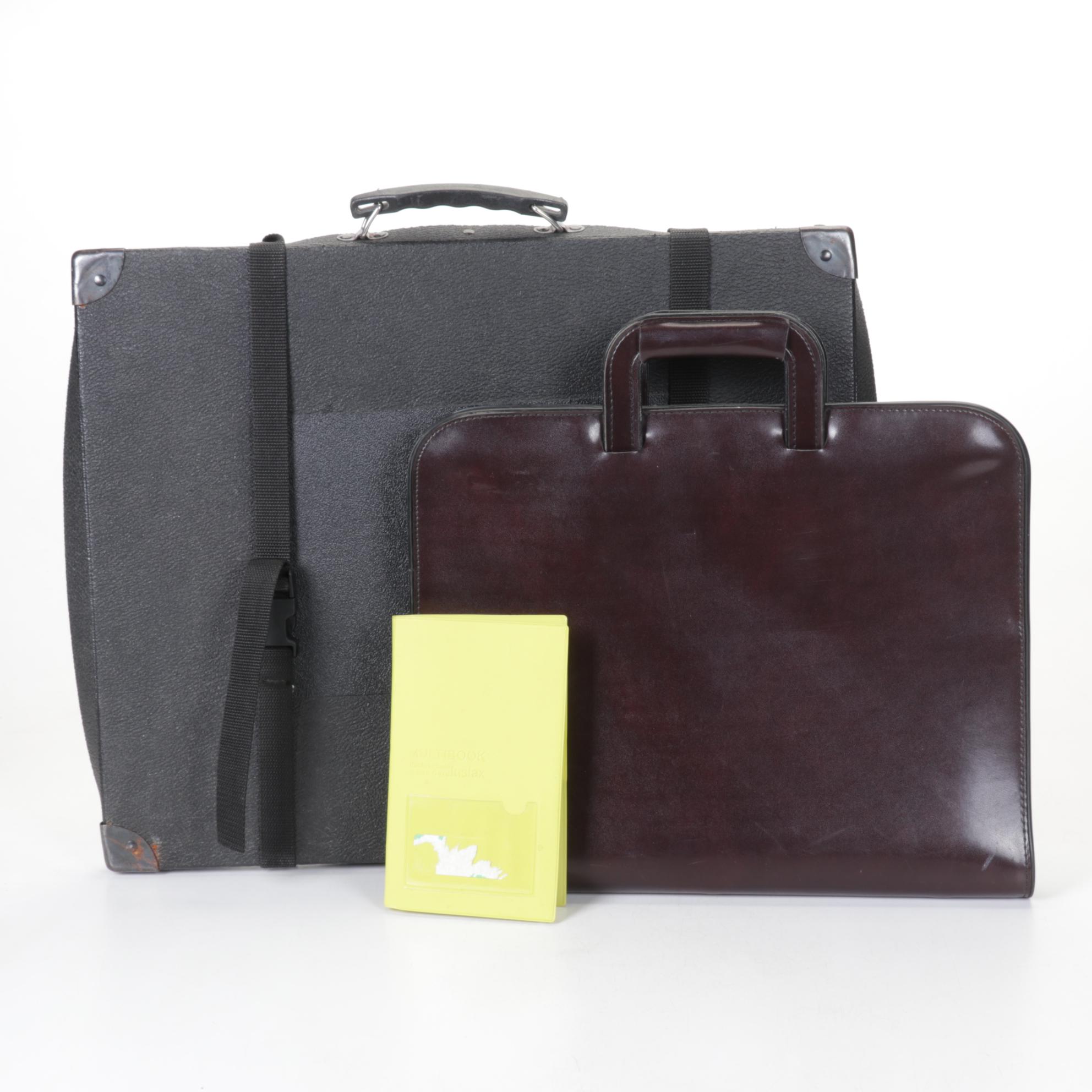 Leather & Hard Shell Art Portfolio Cases