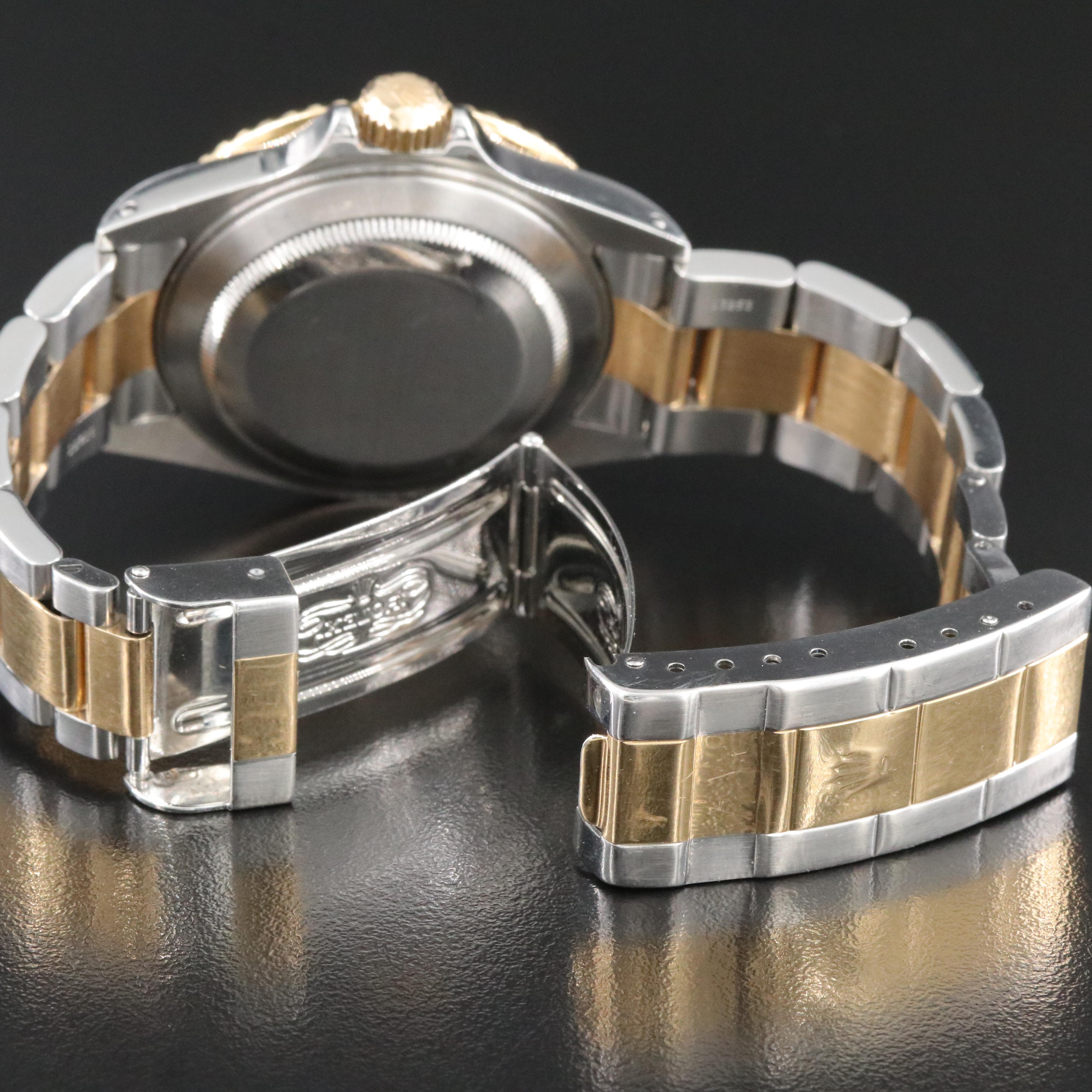 Rolex Submariner 16613 Blue 40mm Two-Tone 18K Steel Automatic Watch