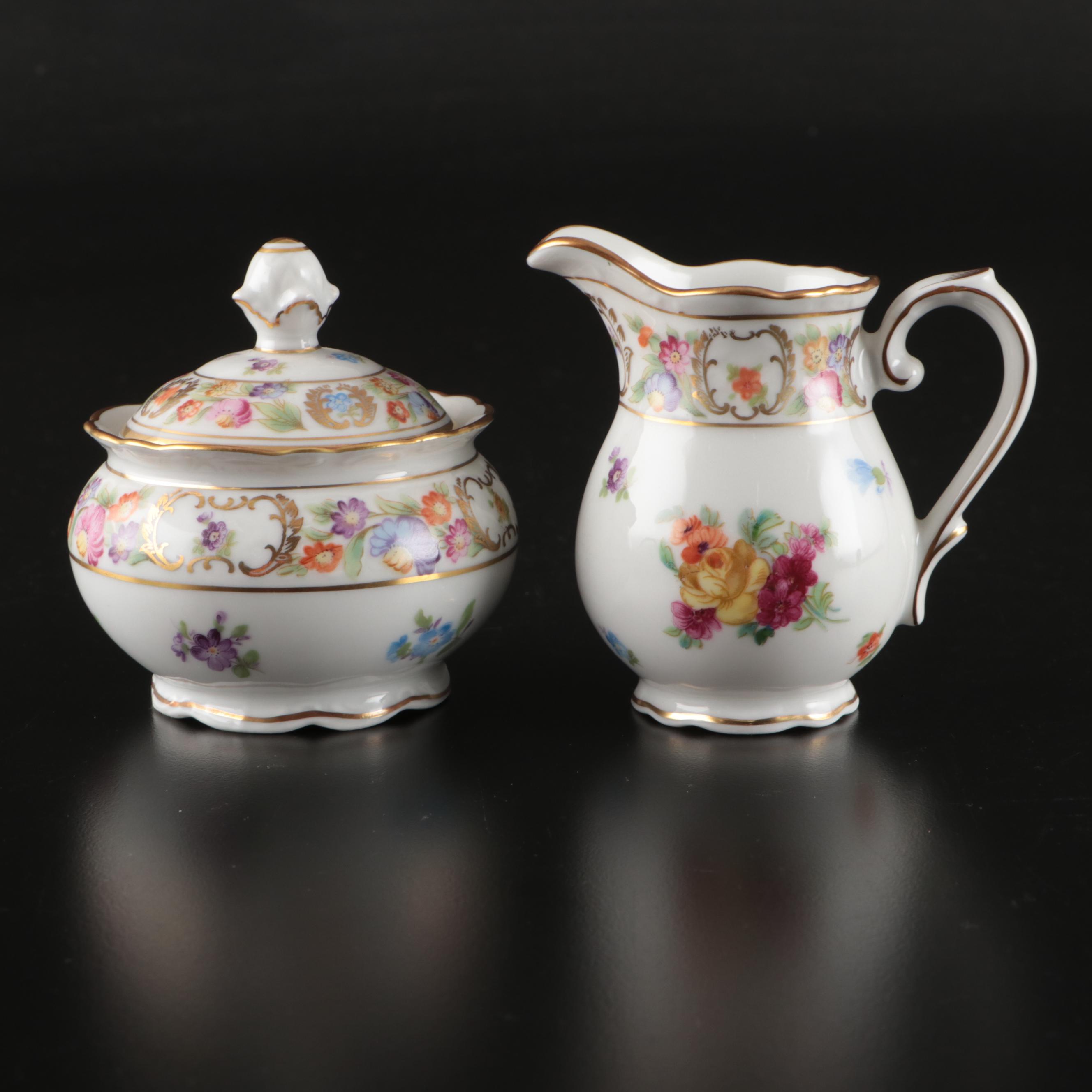 Schumann-Bavaria "Empress Dresden Flowers" Porcelain Teapot and More