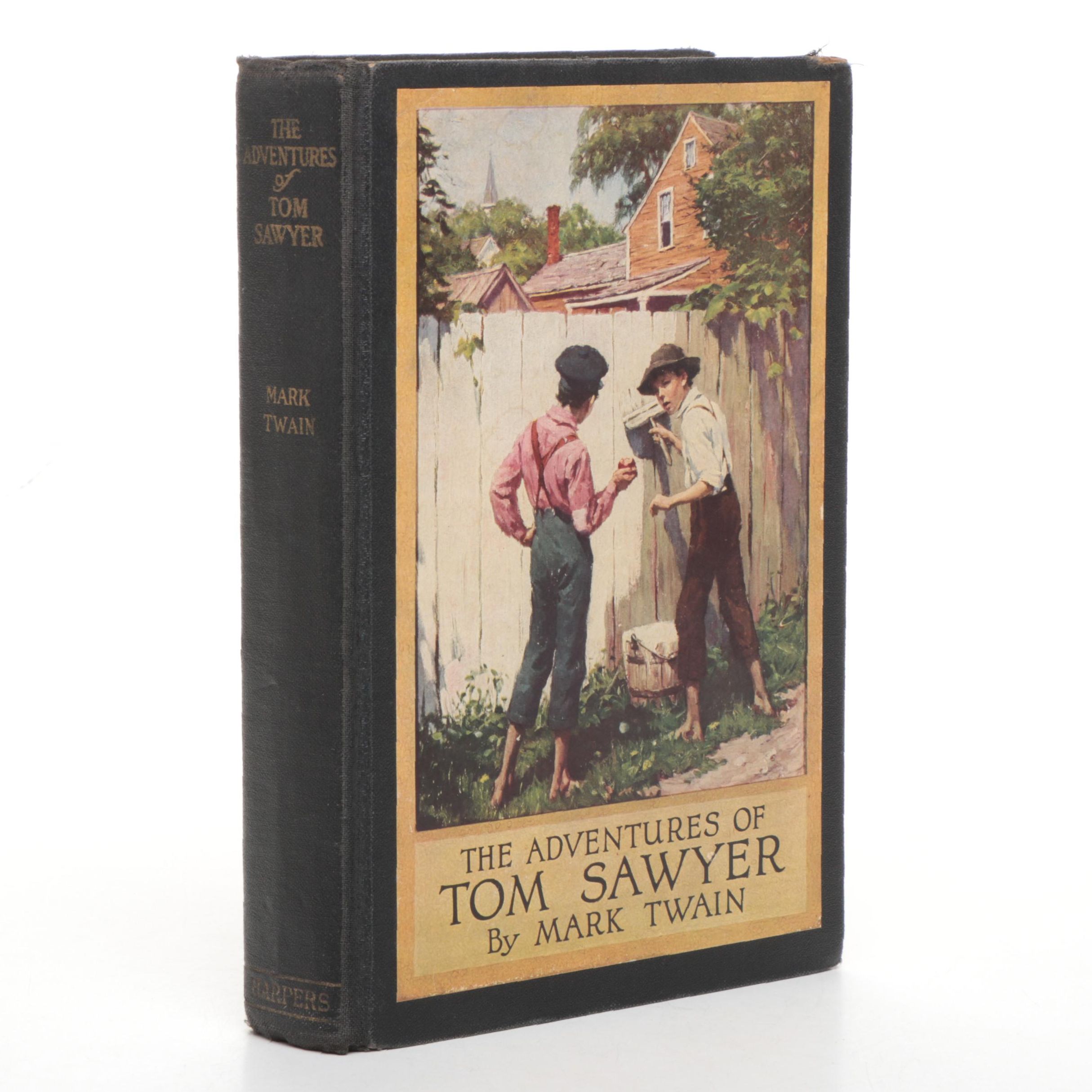 Worth Brehm Illustrated "The Adventures of Tom Sawyer" by Mark Twain, 1935