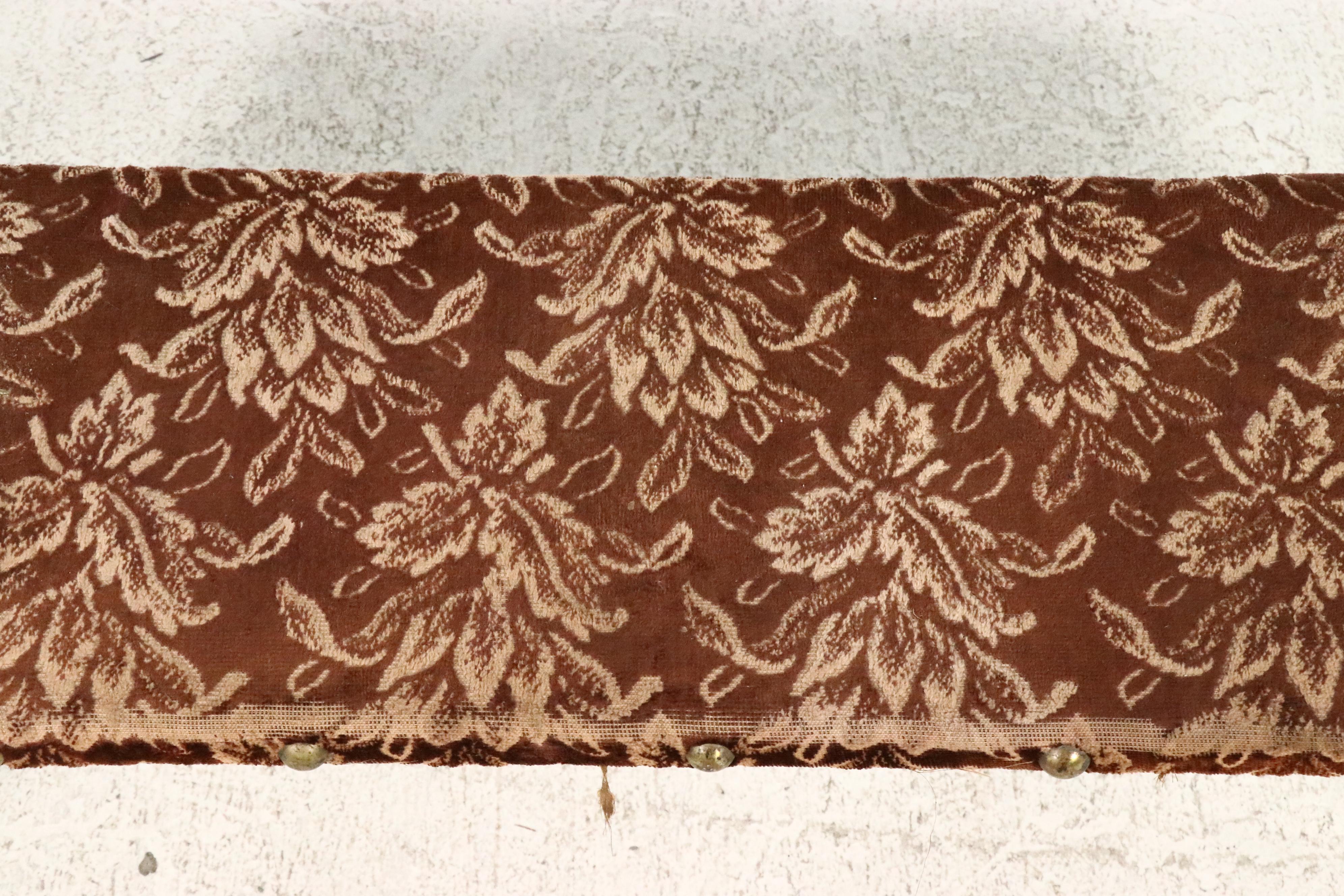 Victorian Gilt Wrought Iron Bench, Late 19th/Early 20th Century