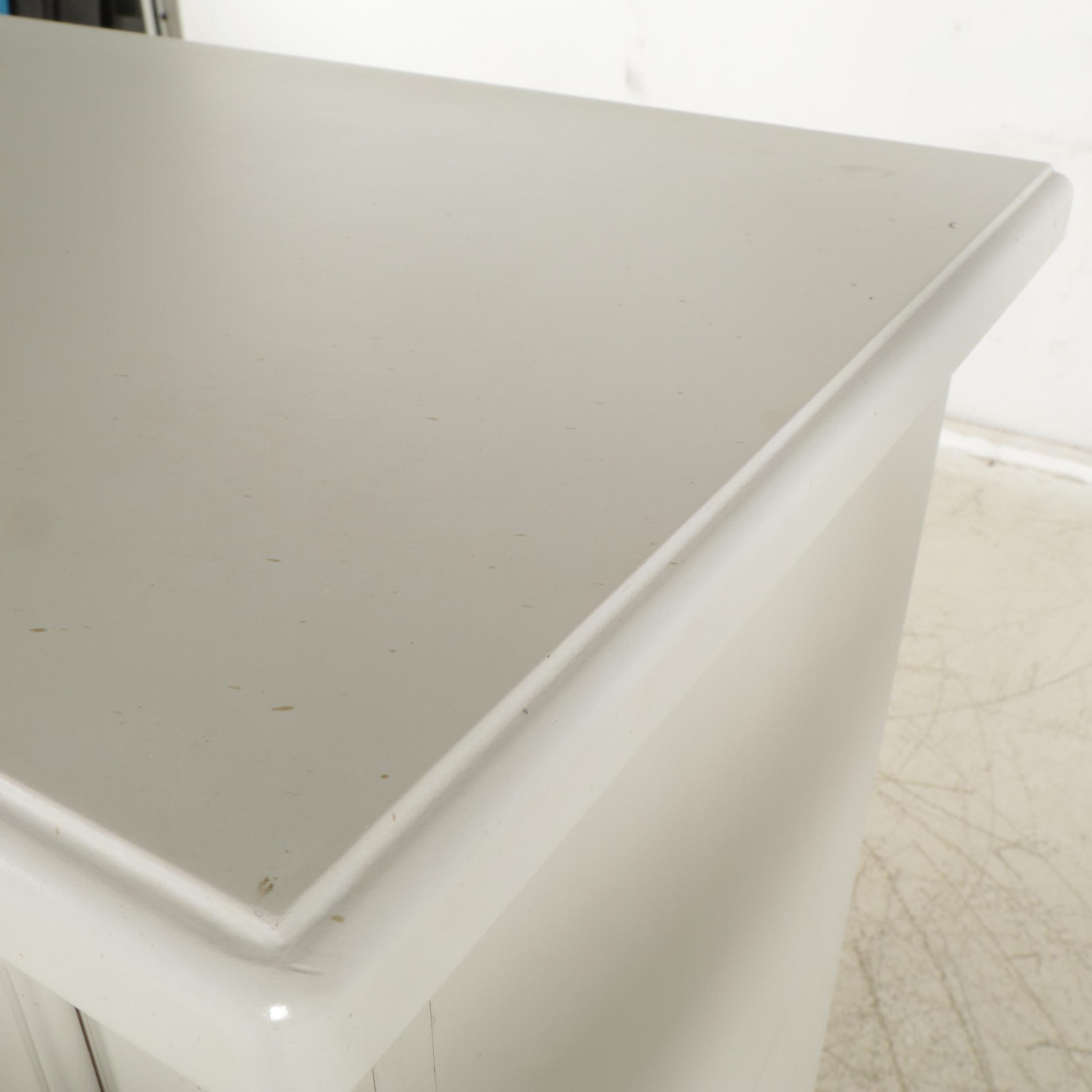 American Signature White Finished Chest of Drawers, 21st Century