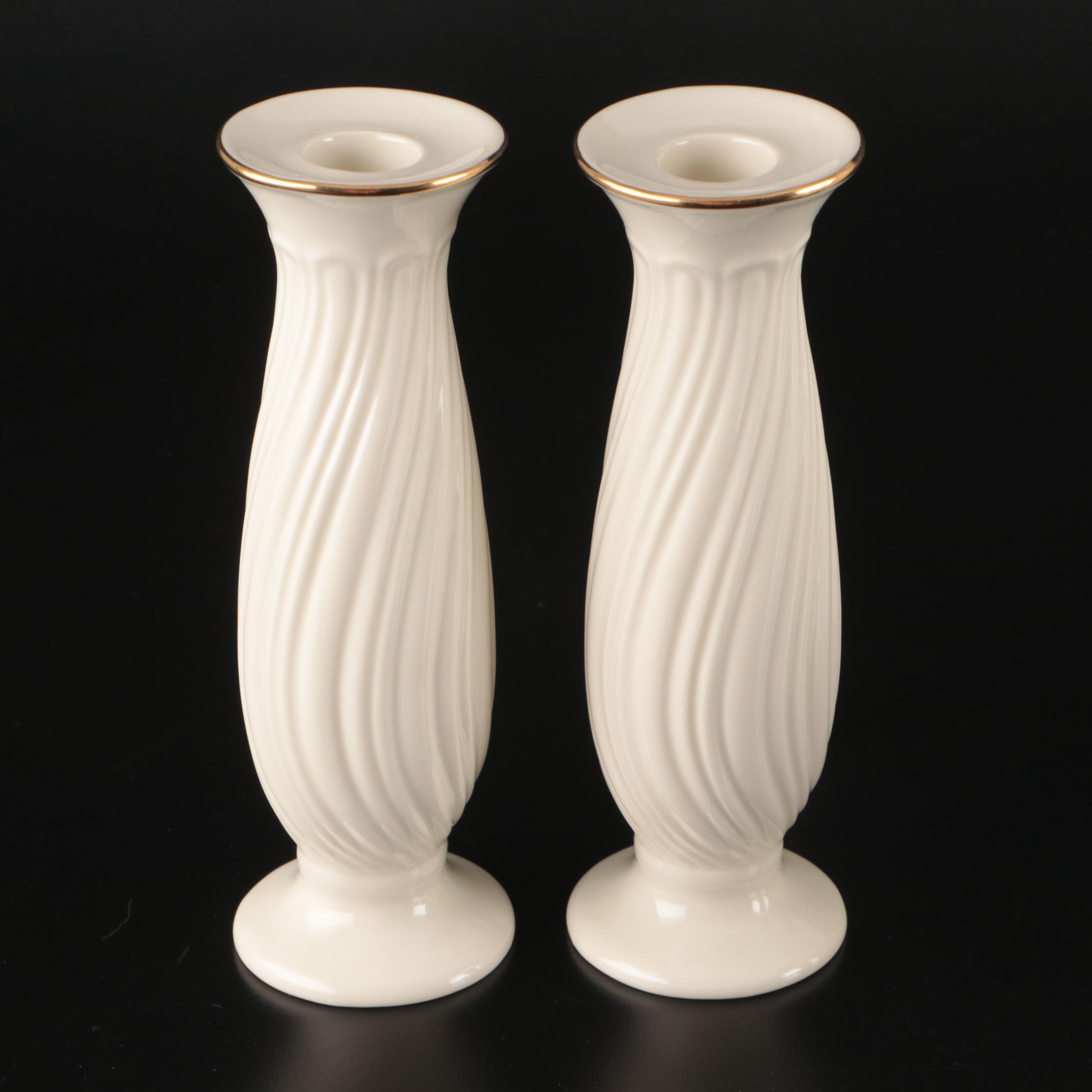 Lenox "Lovely Daylilies" Bone China Vase with More