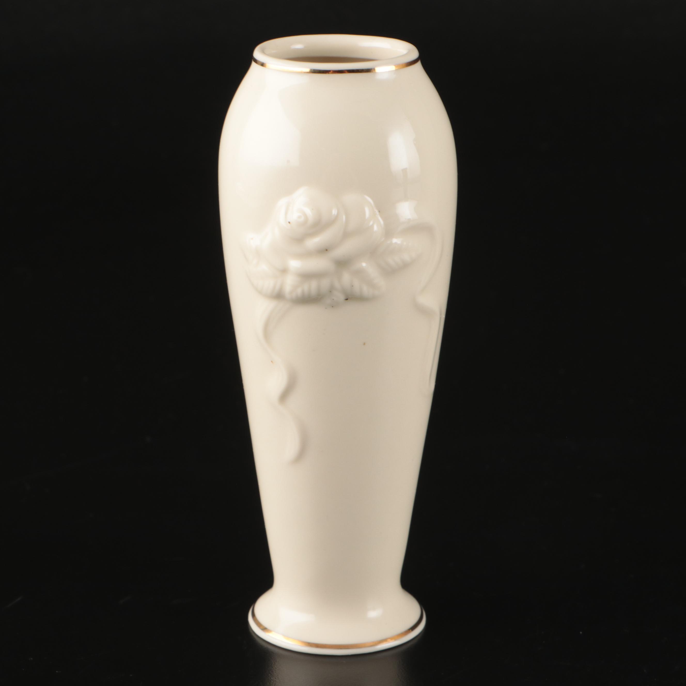 Lenox "Lovely Daylilies" Bone China Vase with More