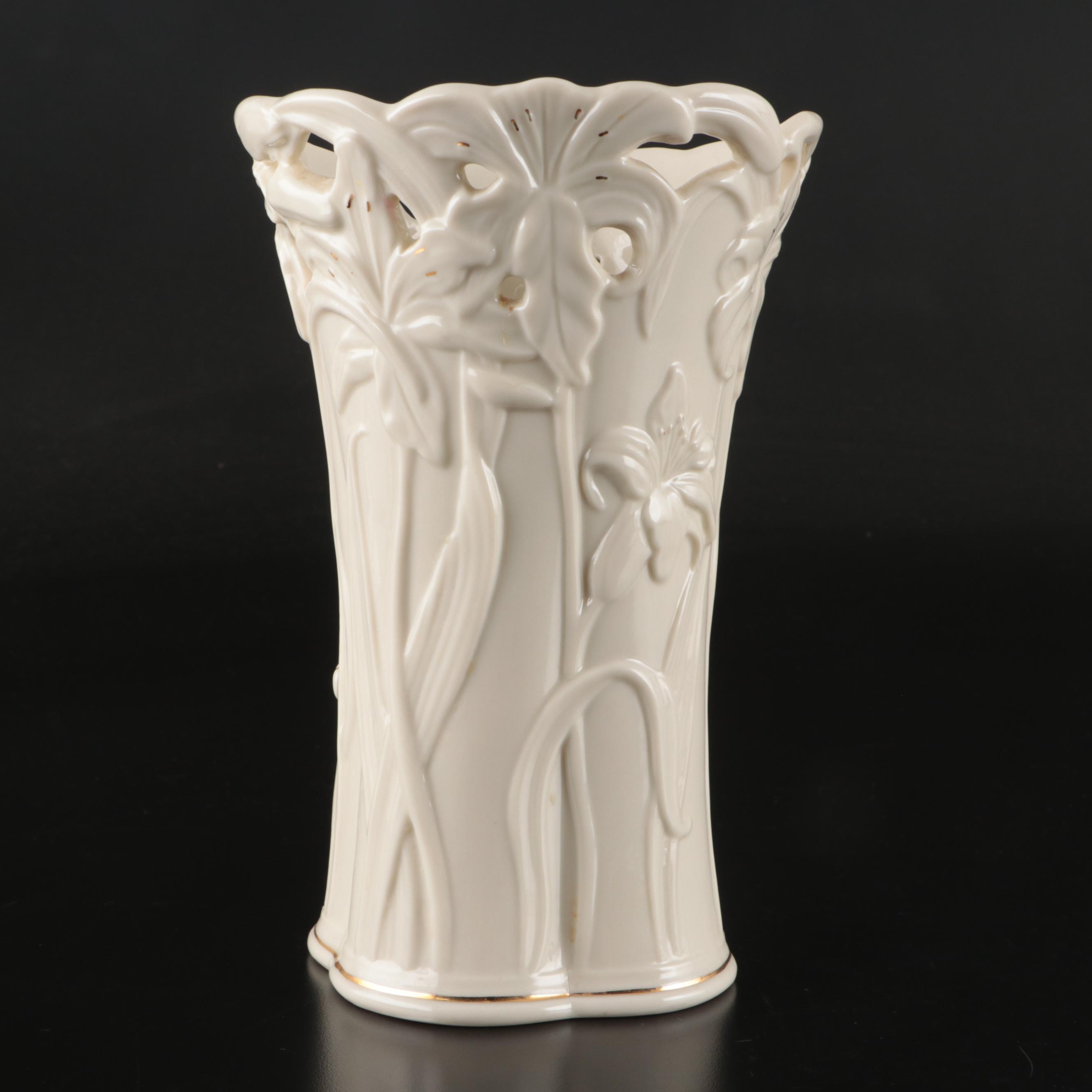 Lenox "Lovely Daylilies" Bone China Vase with More