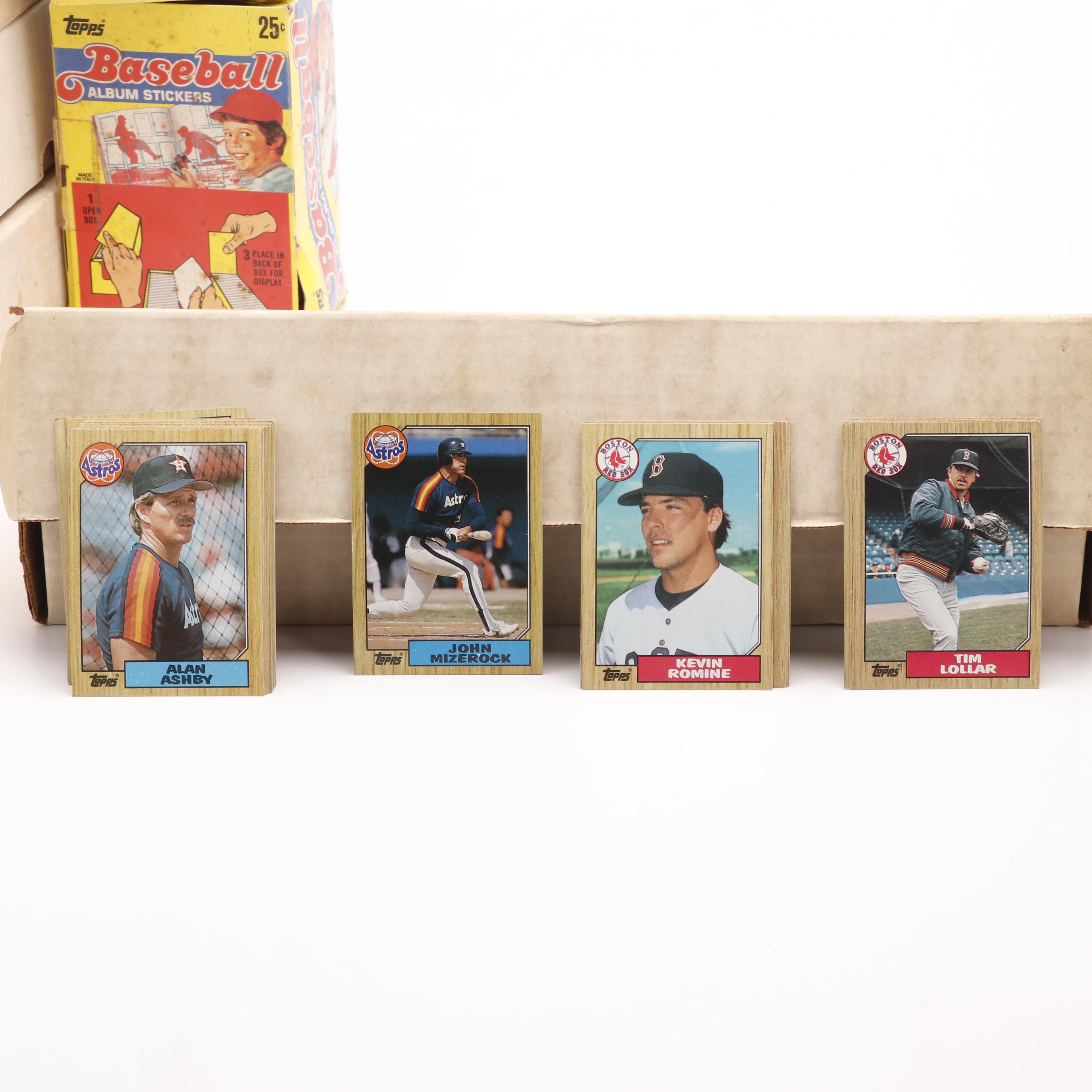 Large Group of Baseball, Football, and Hockey Card Year Sets