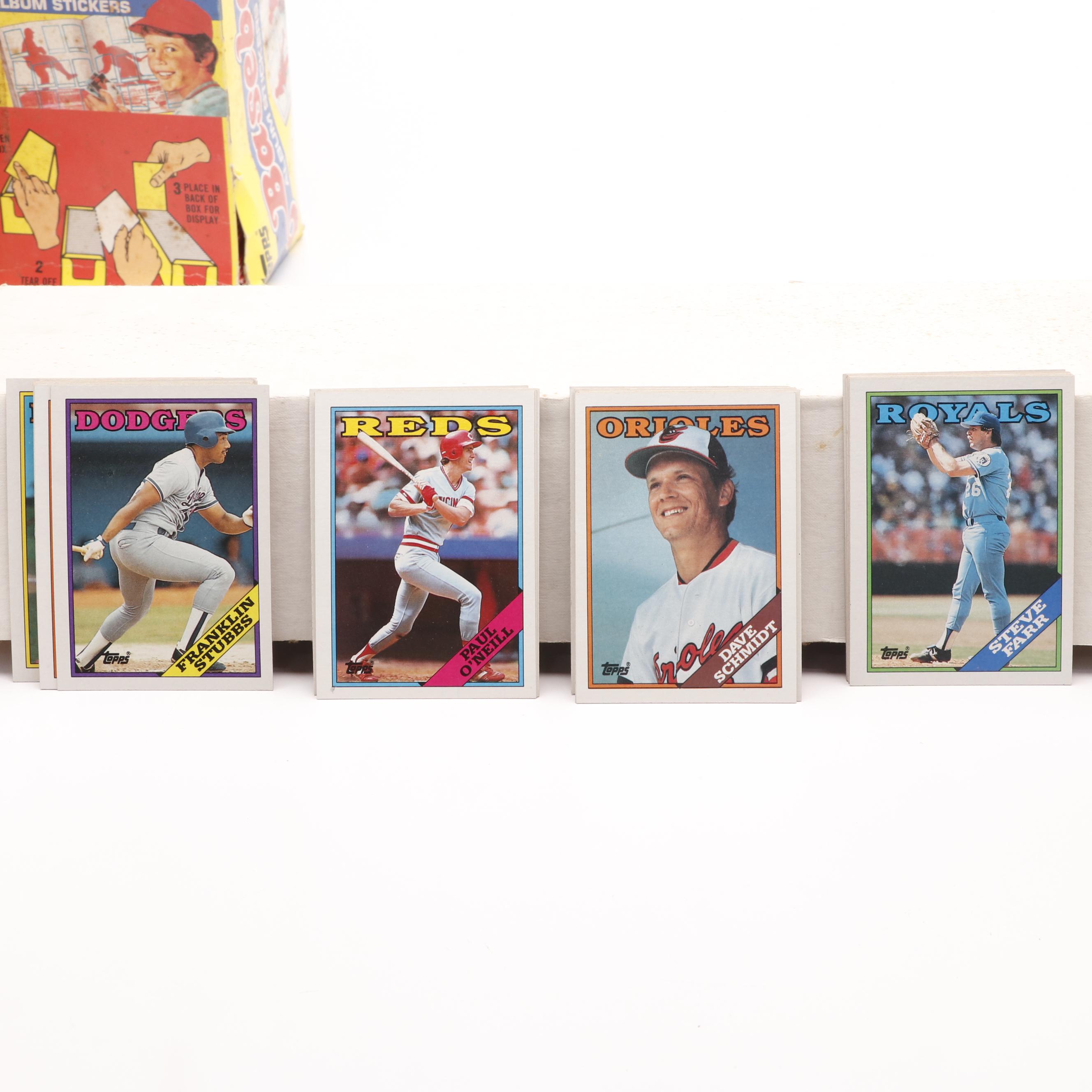 Large Group of Baseball, Football, and Hockey Card Year Sets