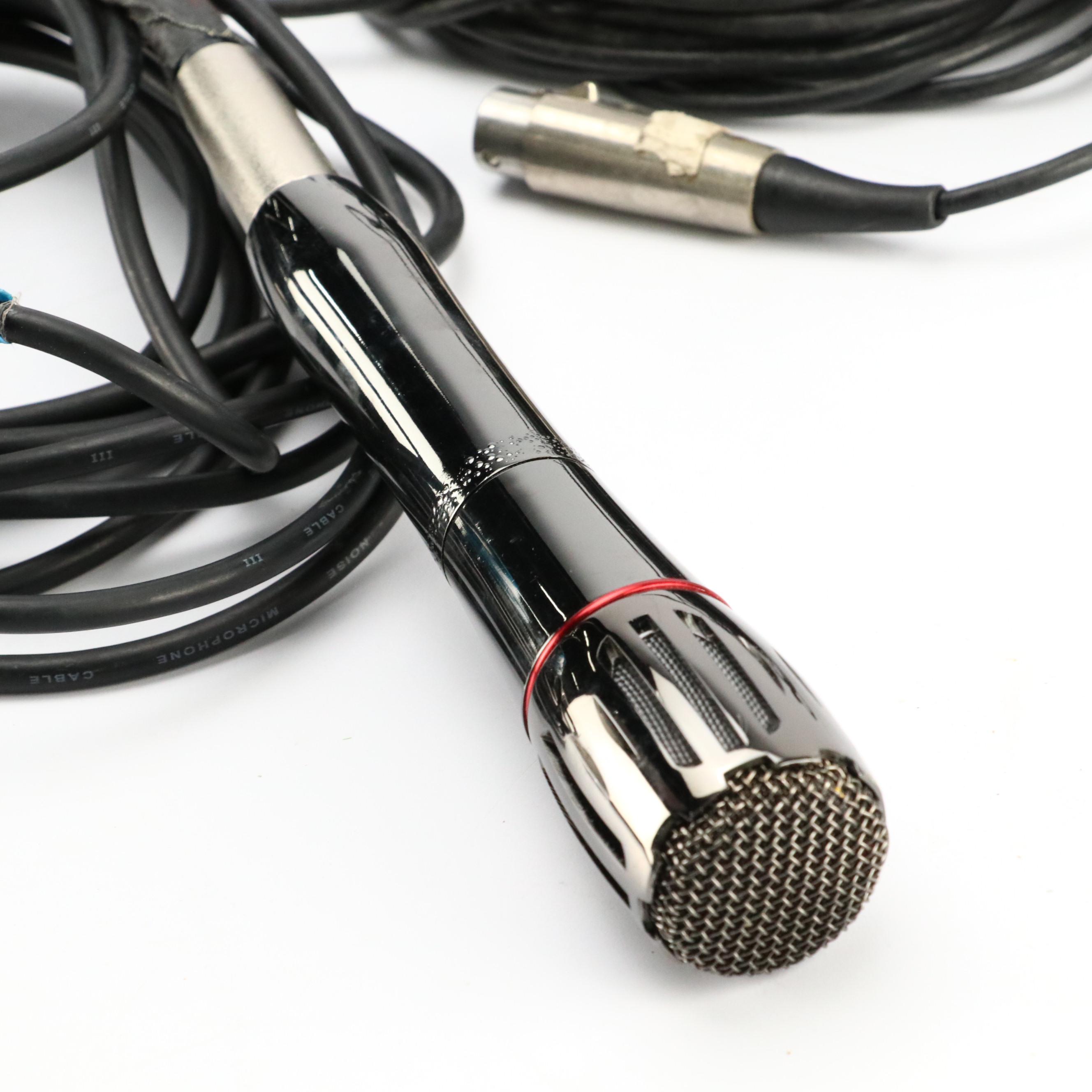 Gem Sound GM-15 Microphone with Power Cord and Accessories