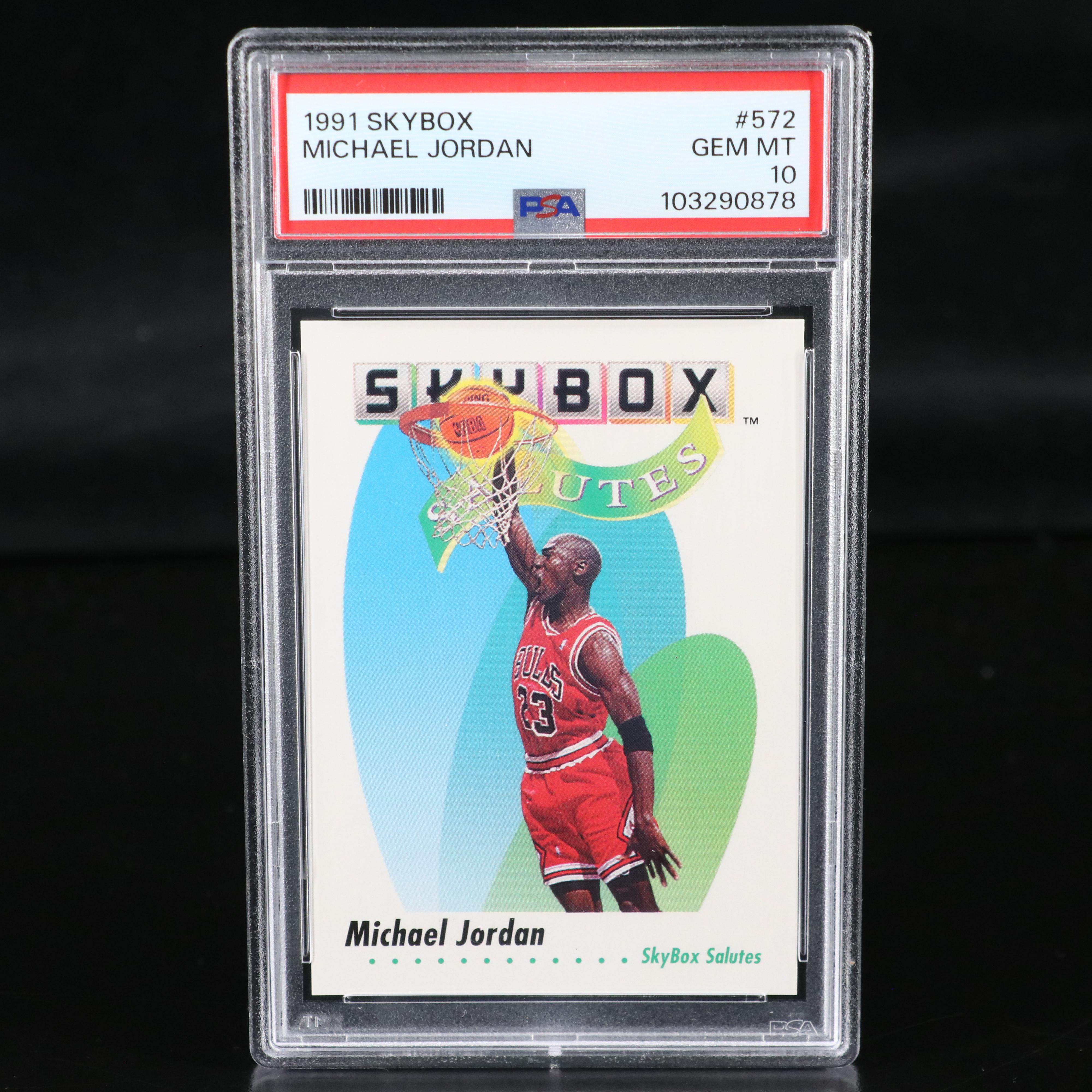 1991 Skybox Michael Jordan Chicago Bulls Basketball Card Graded PSA 10