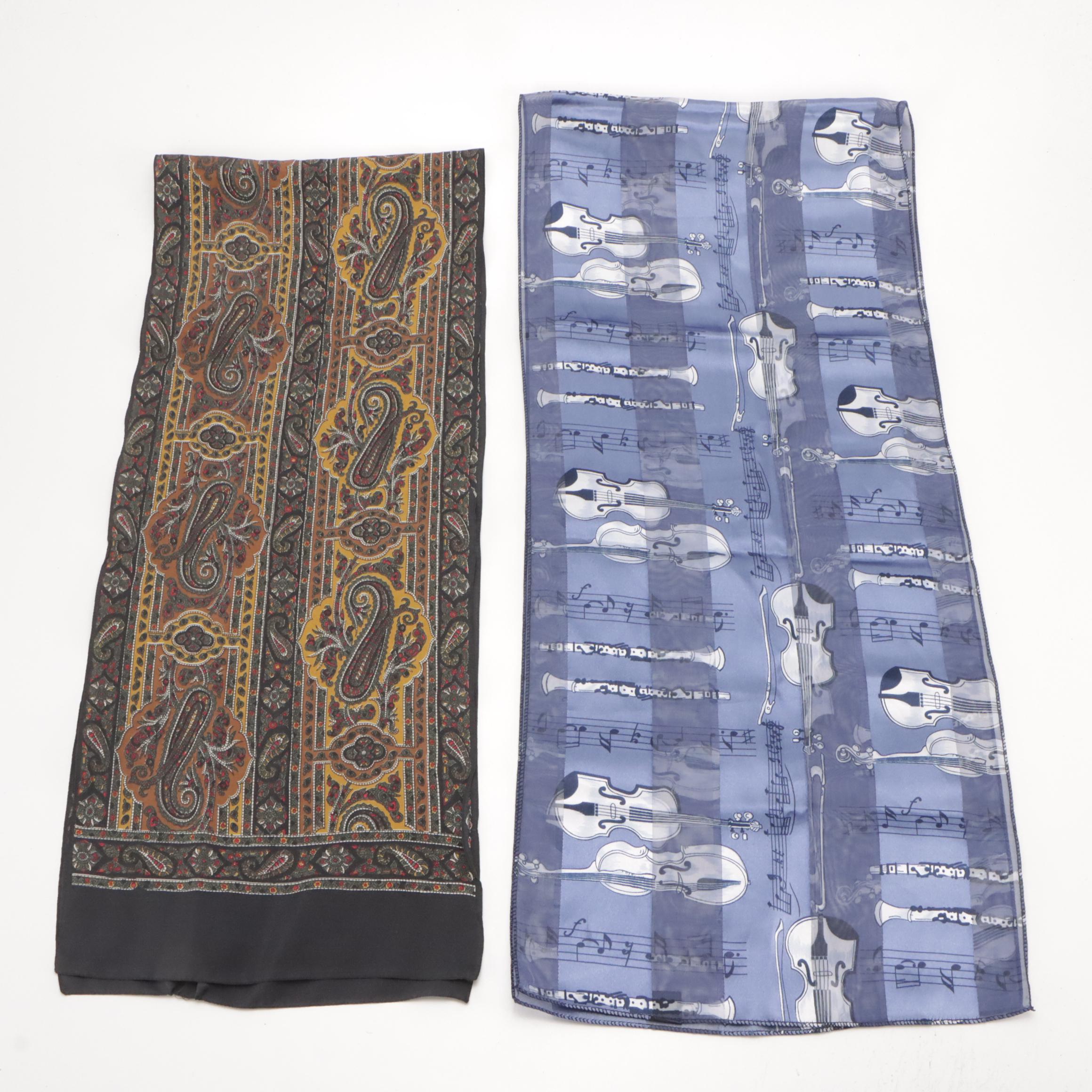 Polo Ralph Lauren, Salvatore Ferragamo, and Burberrys Silk Scarves with More