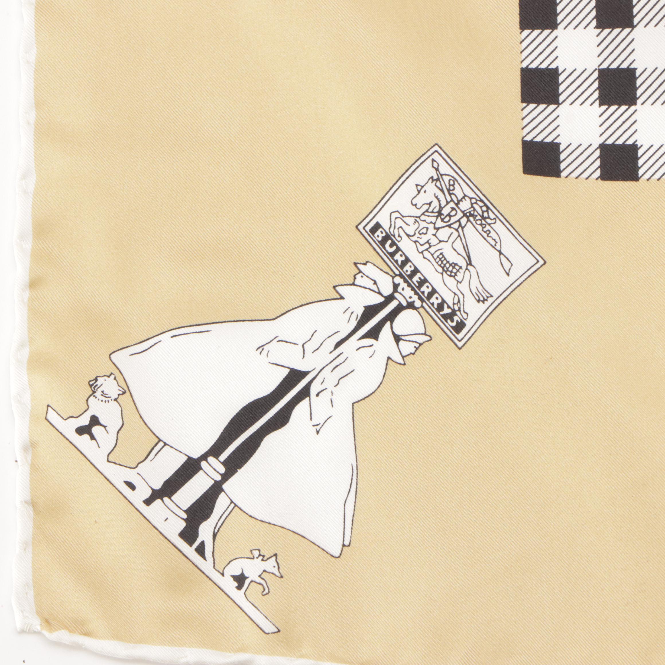 Polo Ralph Lauren, Salvatore Ferragamo, and Burberrys Silk Scarves with More