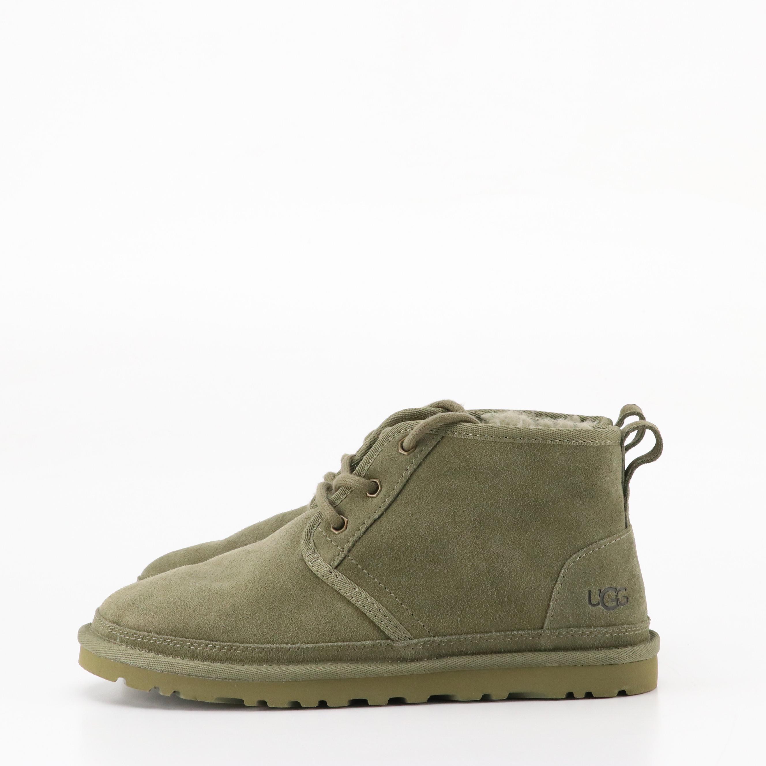 UGG Neumel Boot in Burnt Olive with Barbour Tartan Wool Scarf