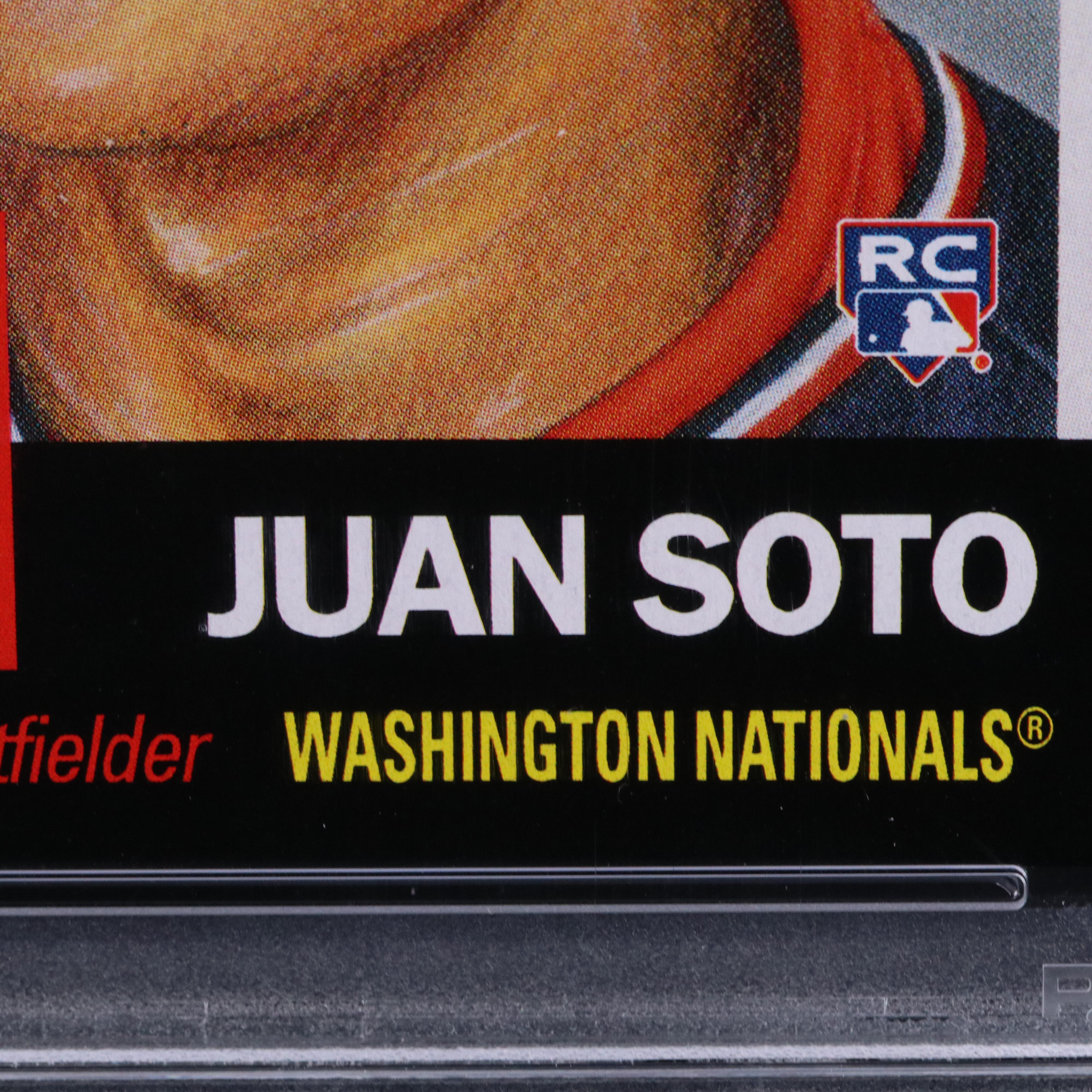 2018 Topps Living Juan Soto Washington Nationals Rookie Card Graded PSA 10