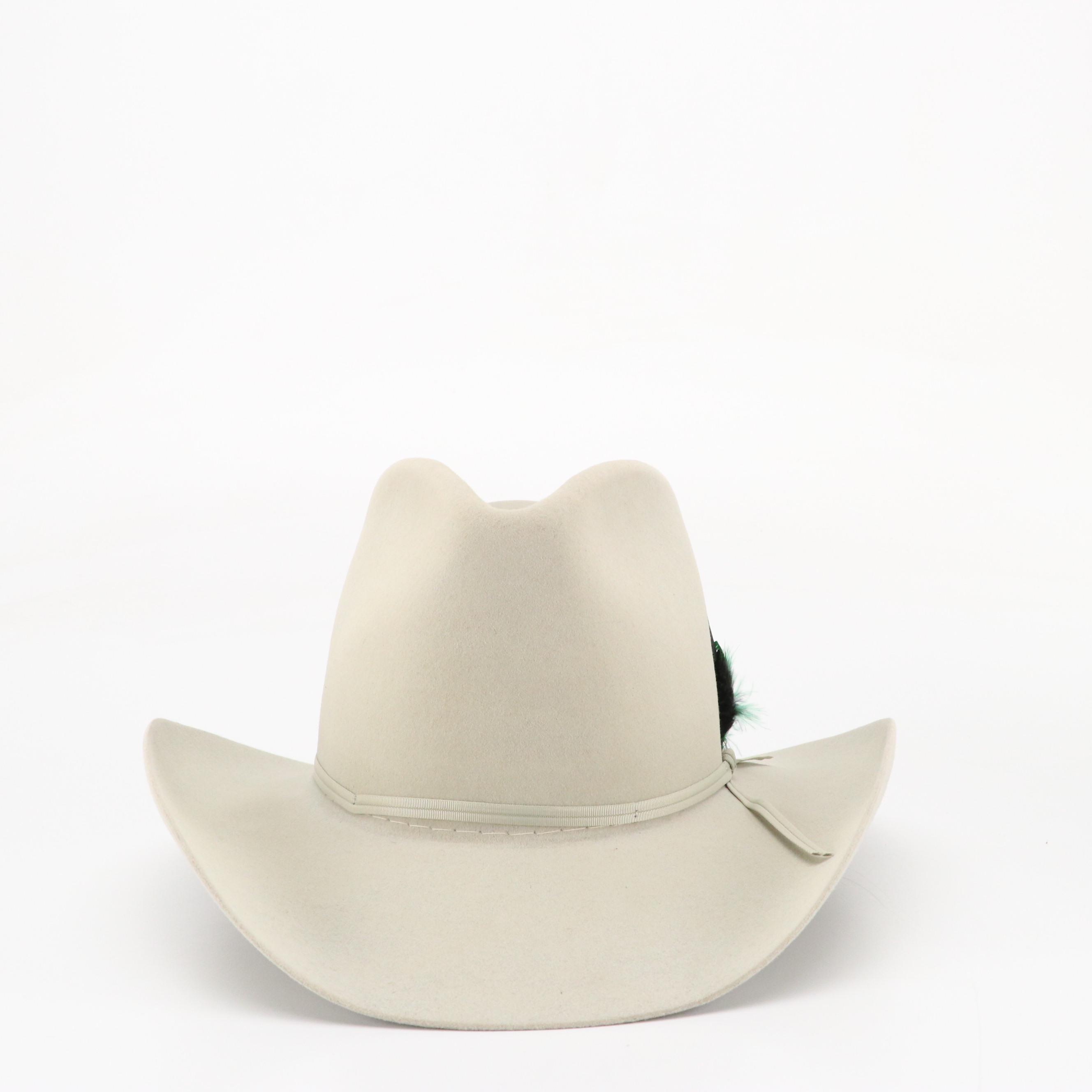 Luskey's by Stetson PL317 Tycoon Western Hat in Beaver Fur Felt with Box