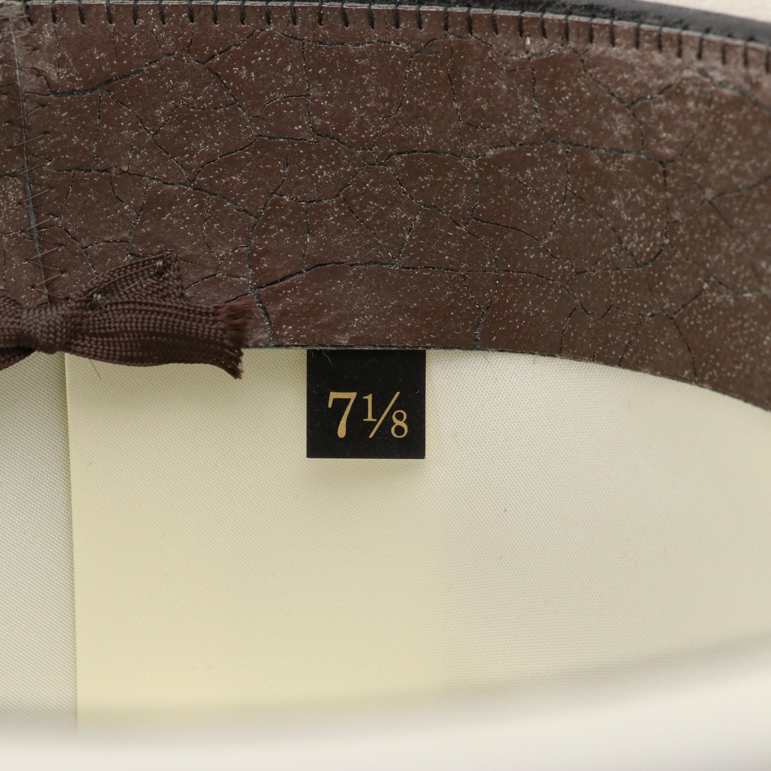 Luskey's by Stetson PL317 Tycoon Western Hat in Beaver Fur Felt with Box