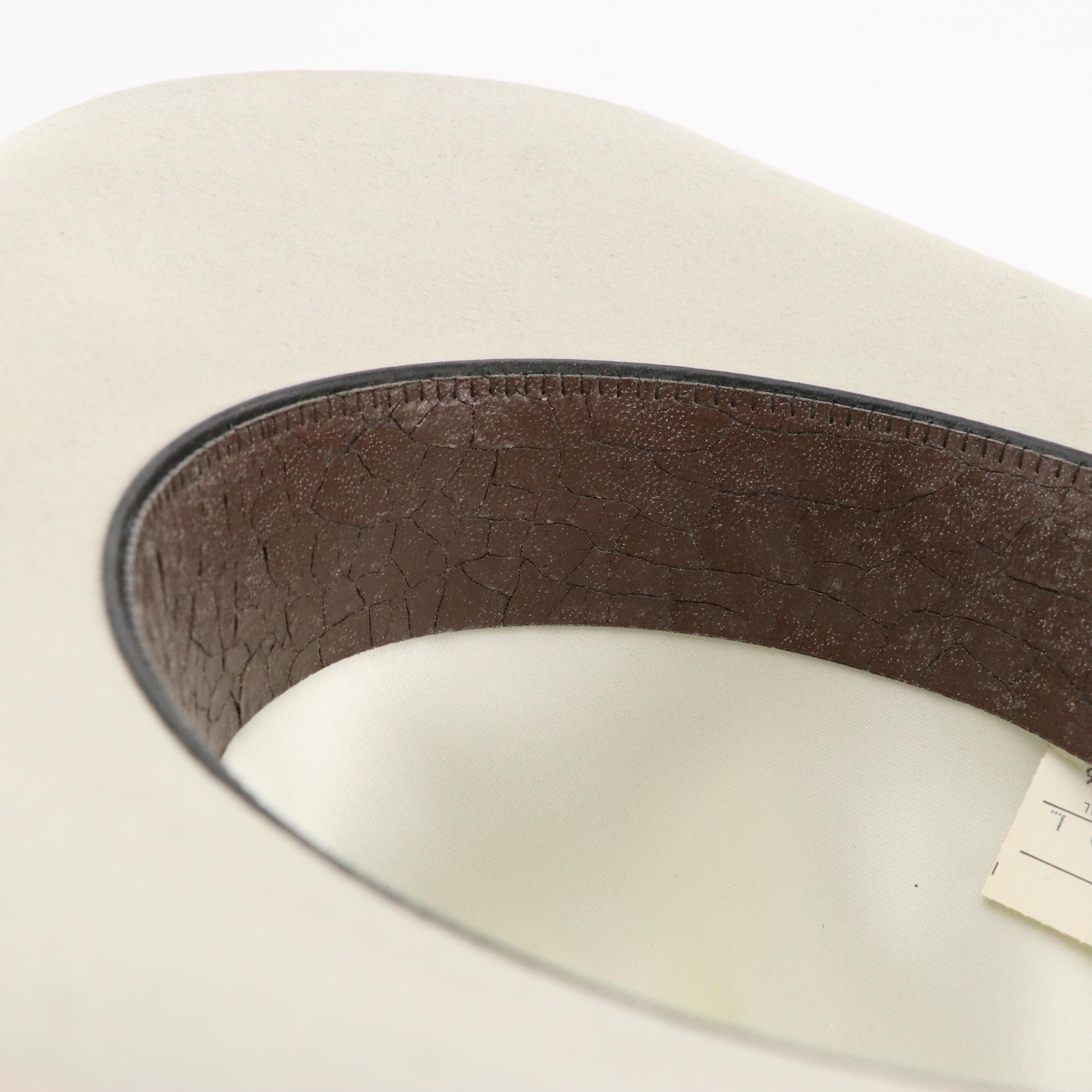 Luskey's by Stetson PL317 Tycoon Western Hat in Beaver Fur Felt with Box