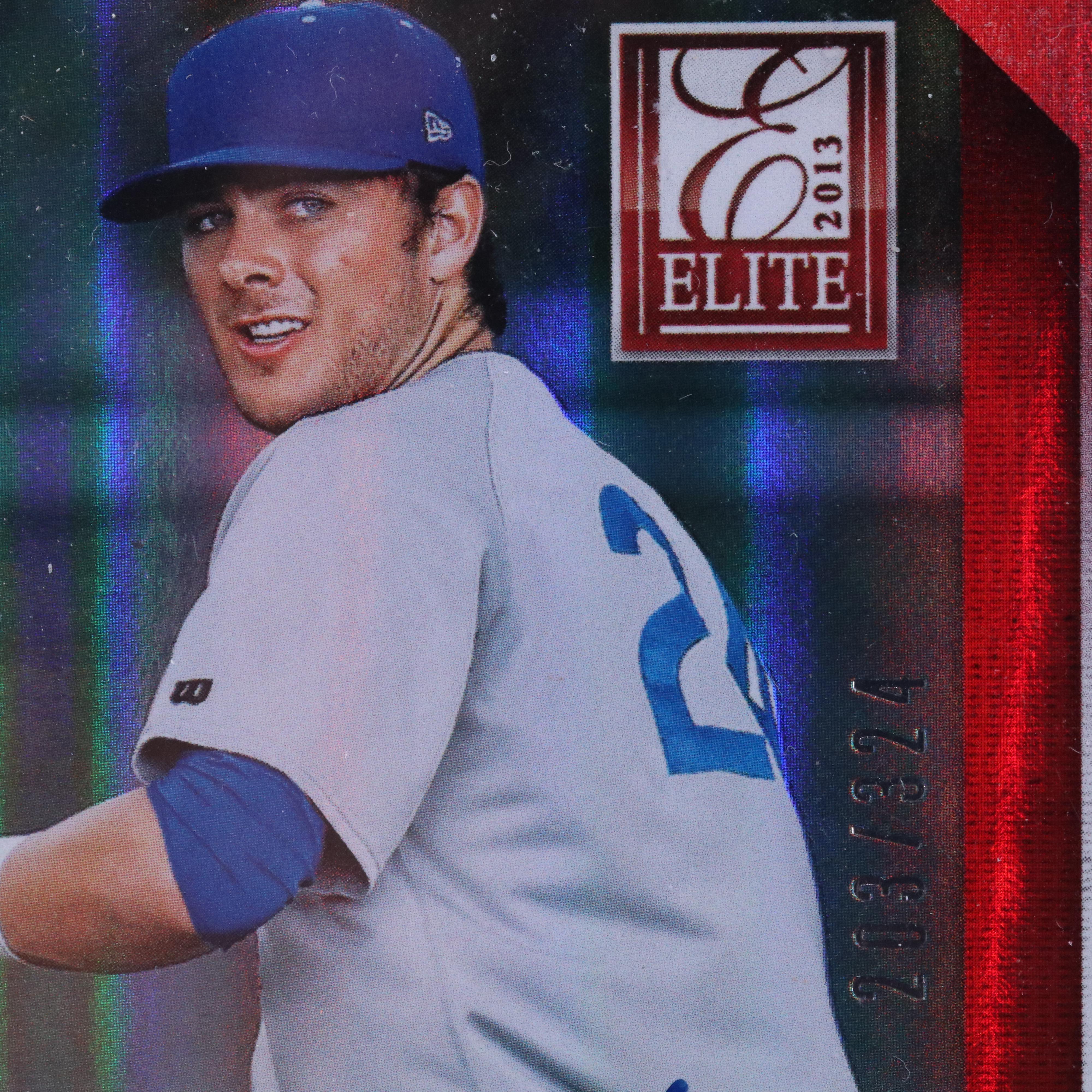 2013 Elite Kris Bryant Signed Chicago Cubs Baseball Card #ed 203/324