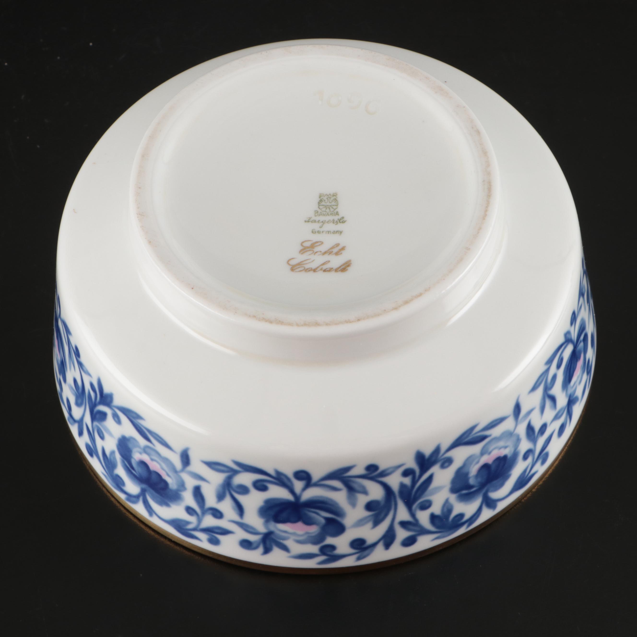 Nikko "Blue Willow" with German Tea Set and Other Tableware