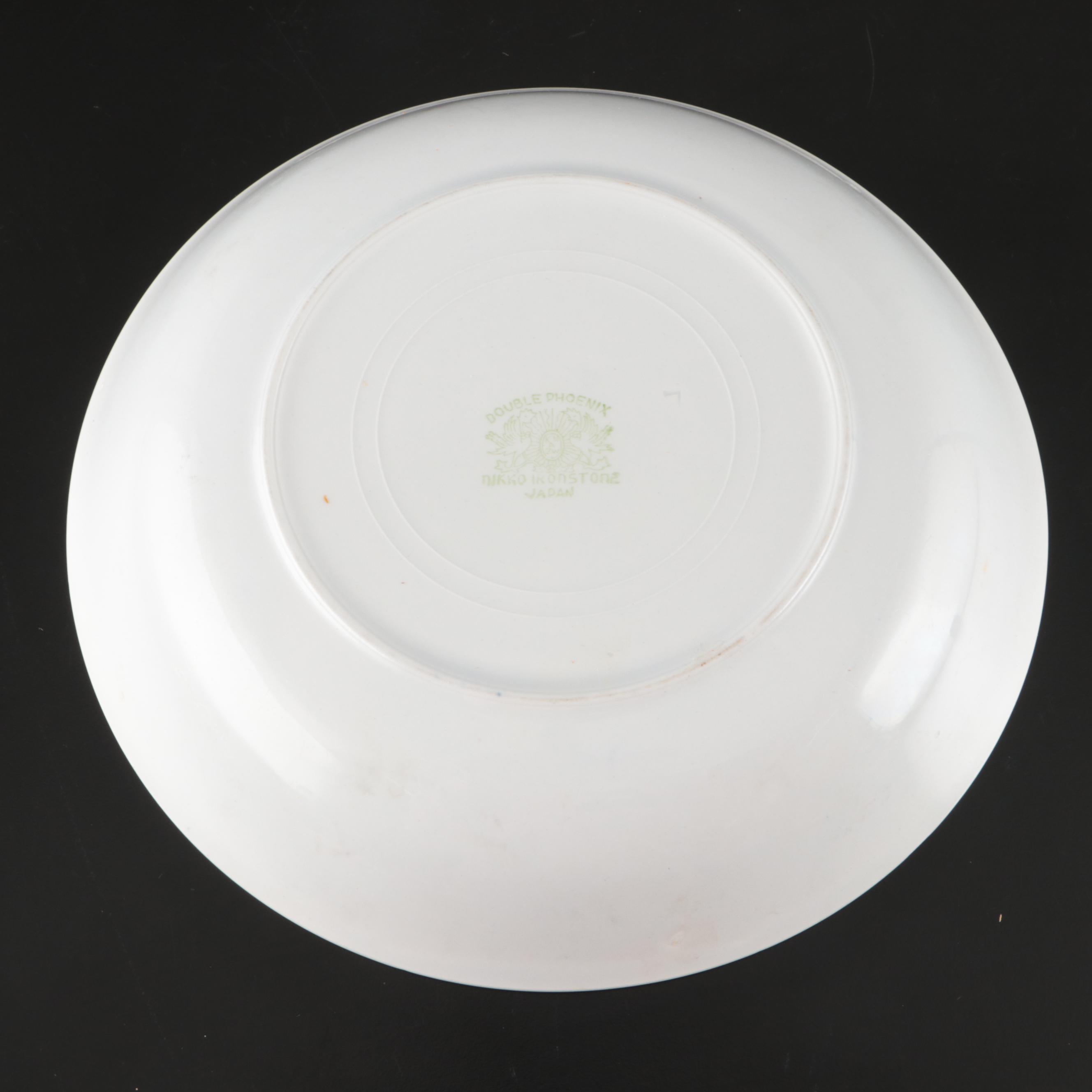 Nikko "Blue Willow" with German Tea Set and Other Tableware