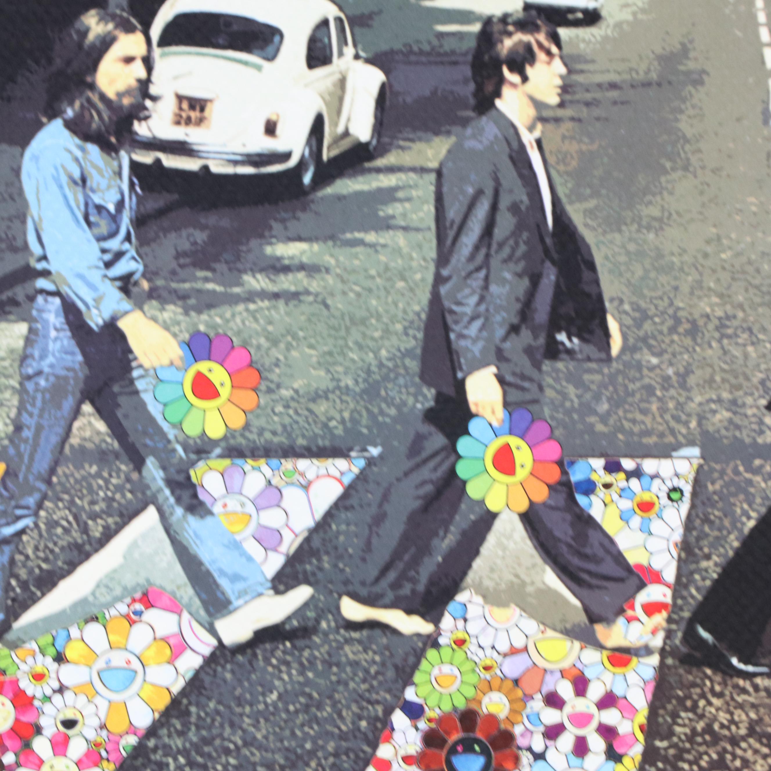 Death NYC Pop Art Graphic Print of the Beatles x Murakami, 2020
