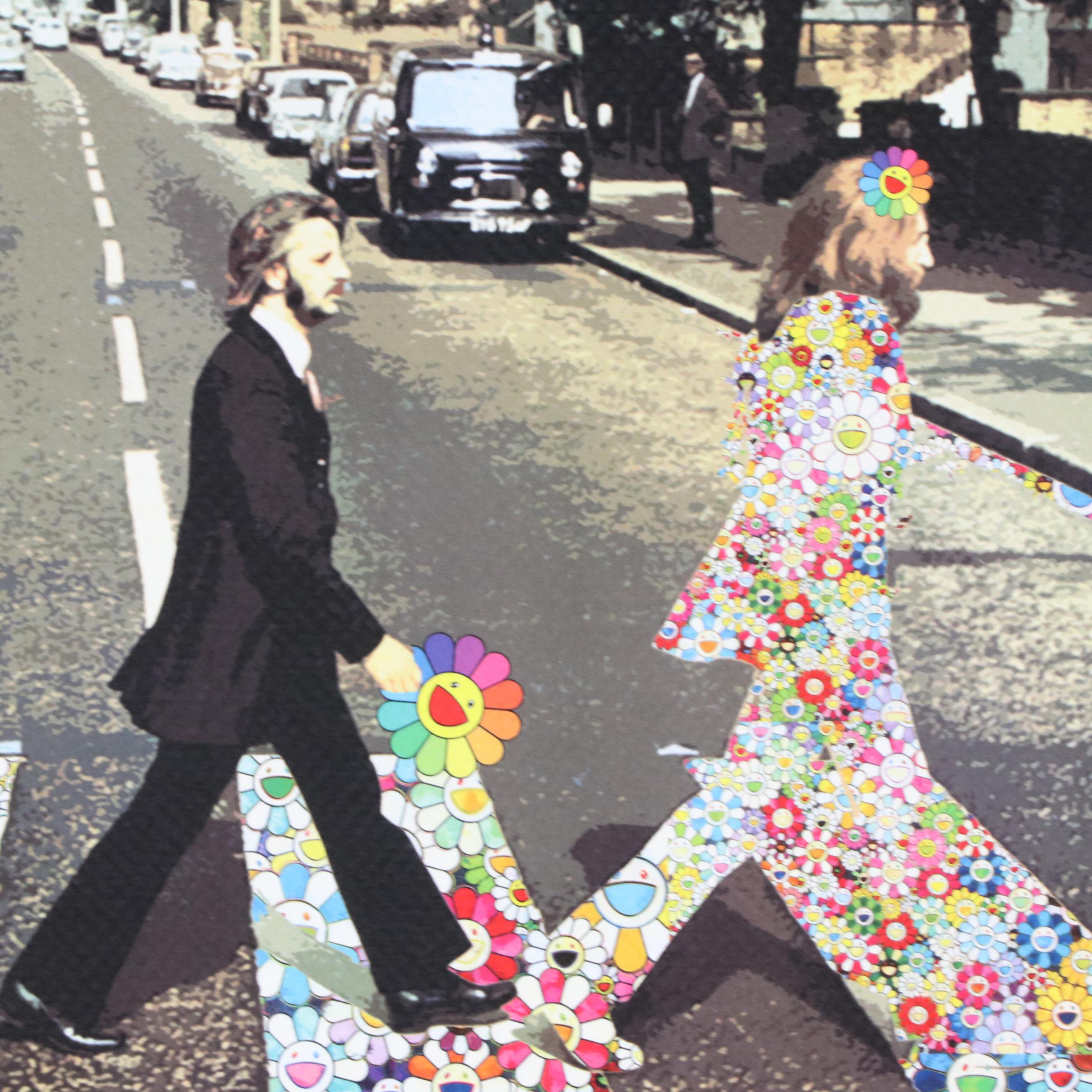 Death NYC Pop Art Graphic Print of the Beatles x Murakami, 2020