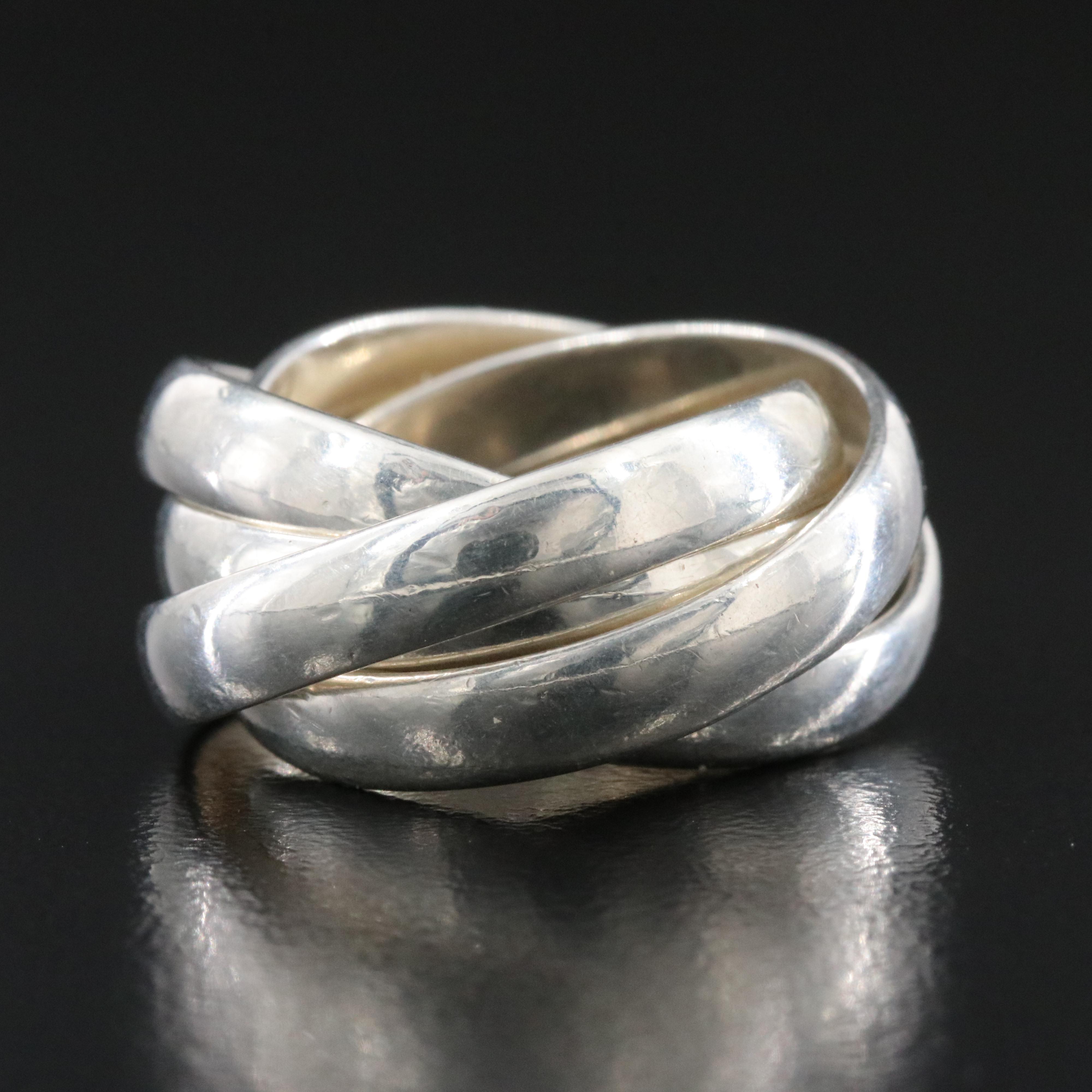 Paloma Picasso for Tiffany & Co. Paloma's Melody Sterling Five Band Ring