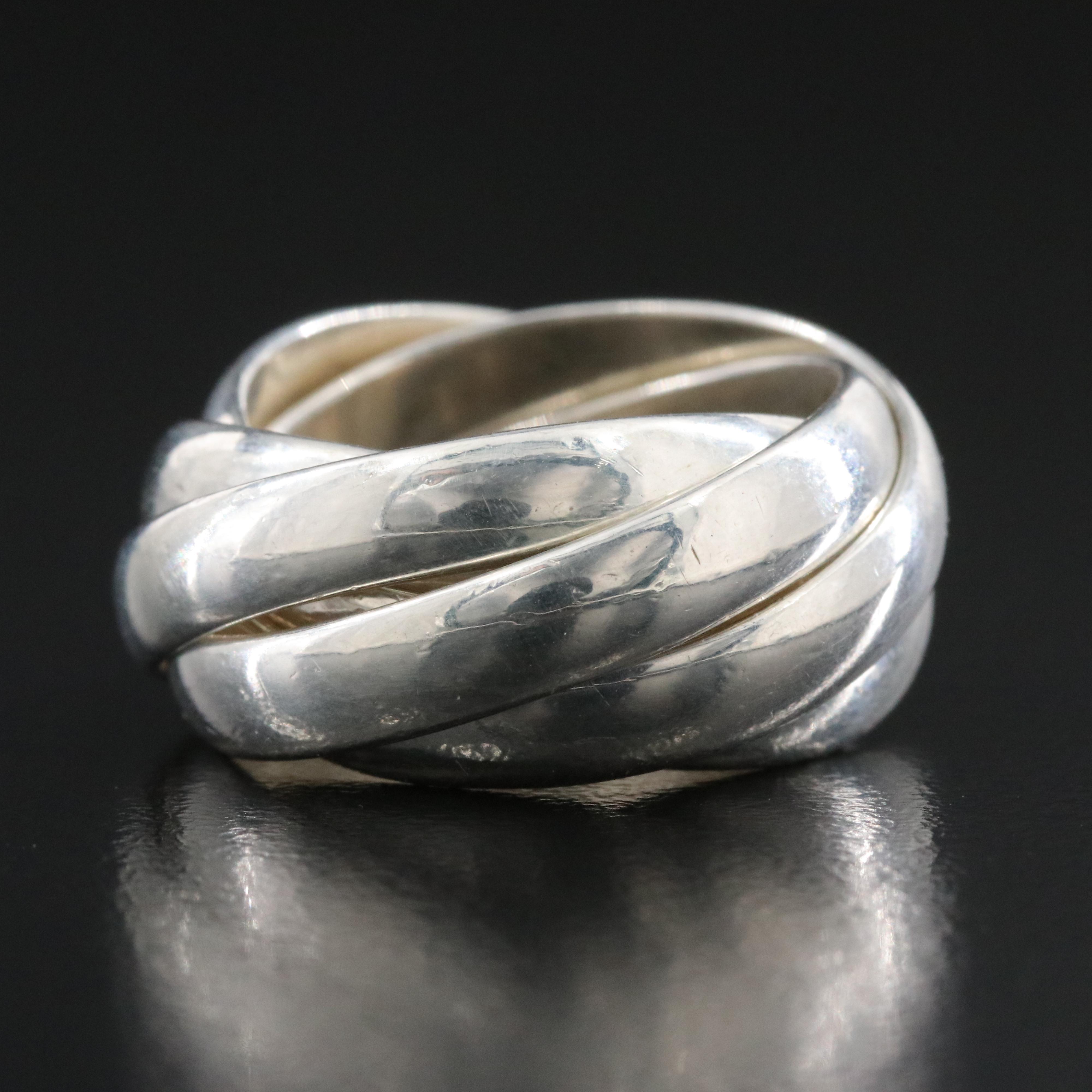 Paloma Picasso for Tiffany & Co. Paloma's Melody Sterling Five Band Ring