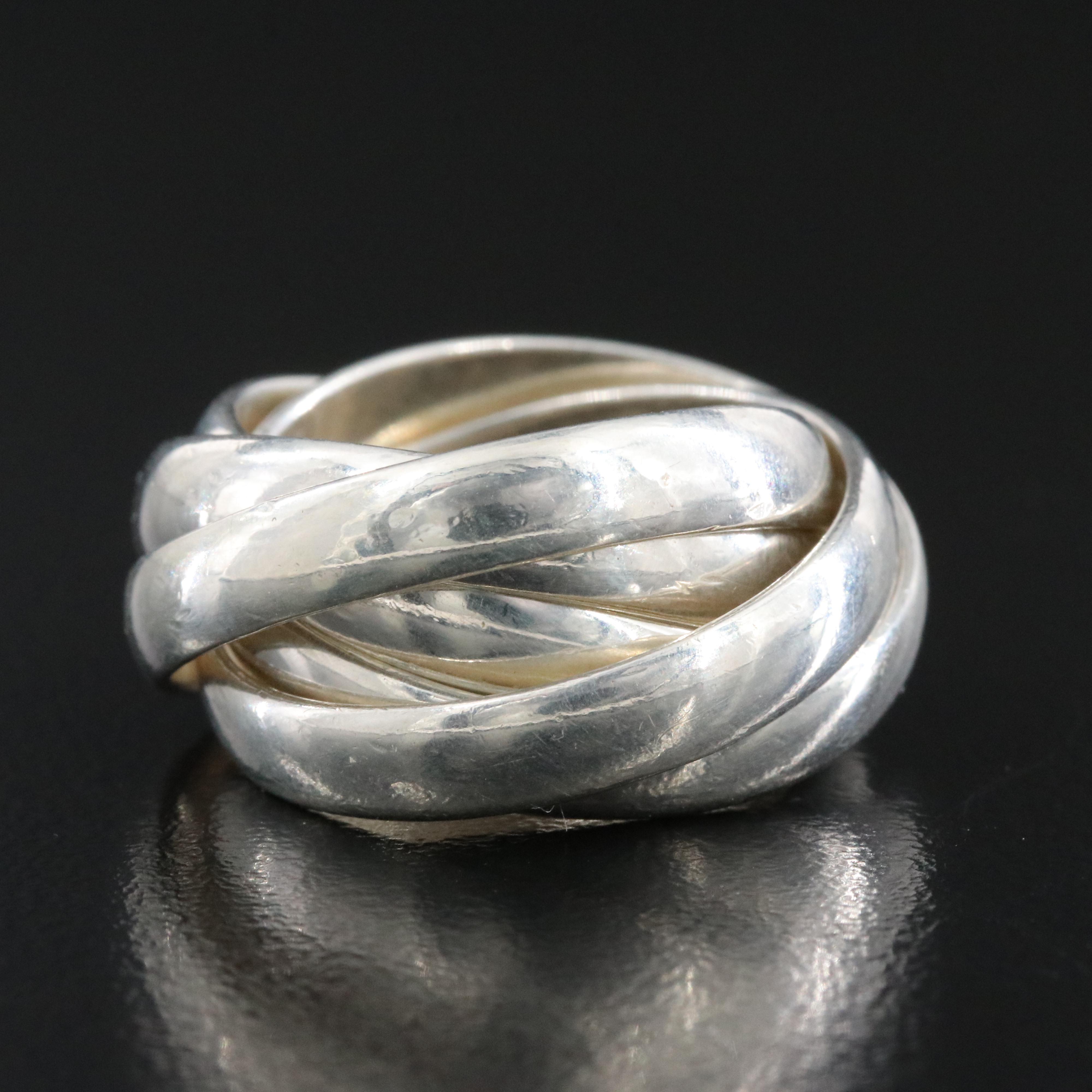 Paloma Picasso for Tiffany & Co. Paloma's Melody Sterling Five Band Ring