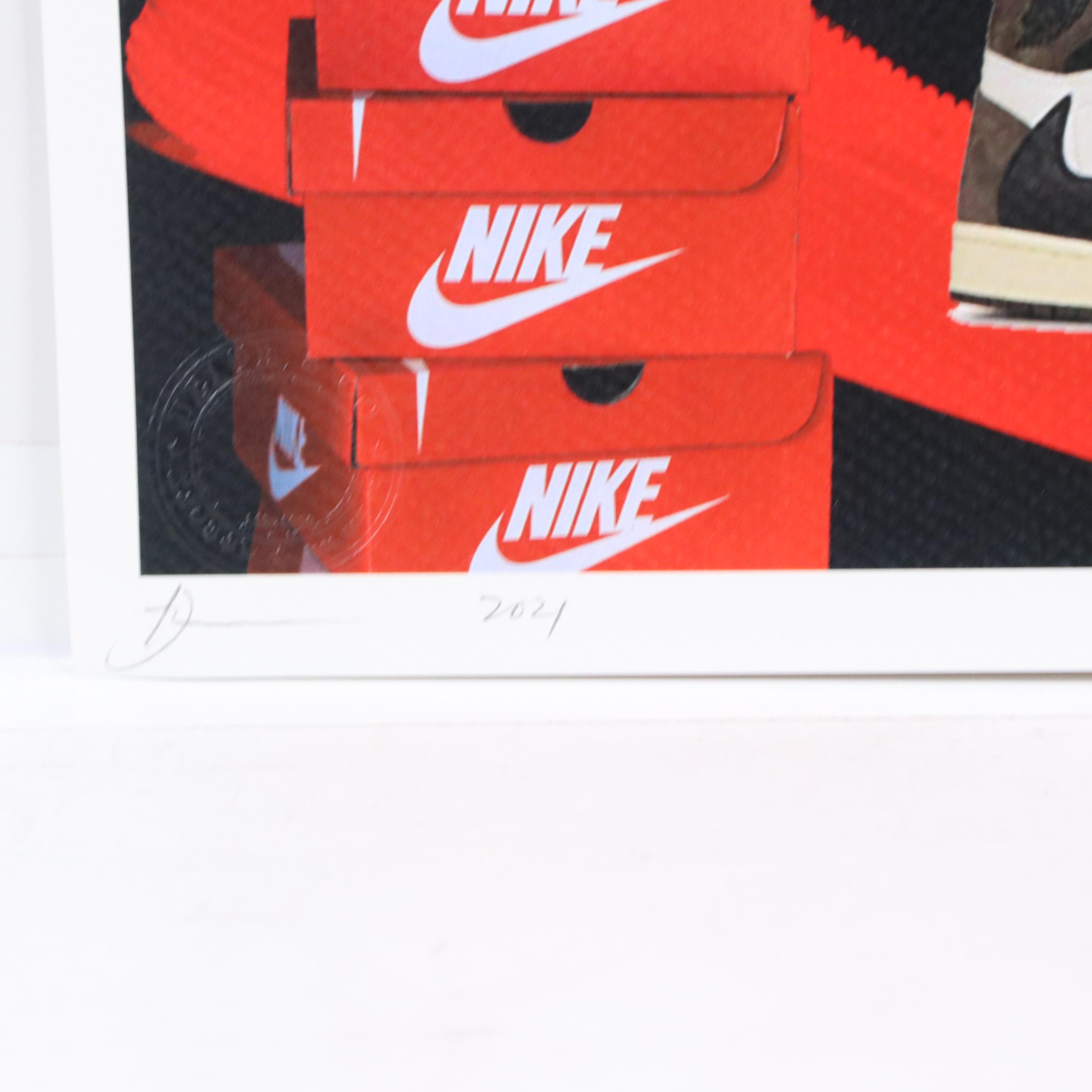 Death NYC Graphic Digital Print with Nara x Nike Air Jordan, 2024
