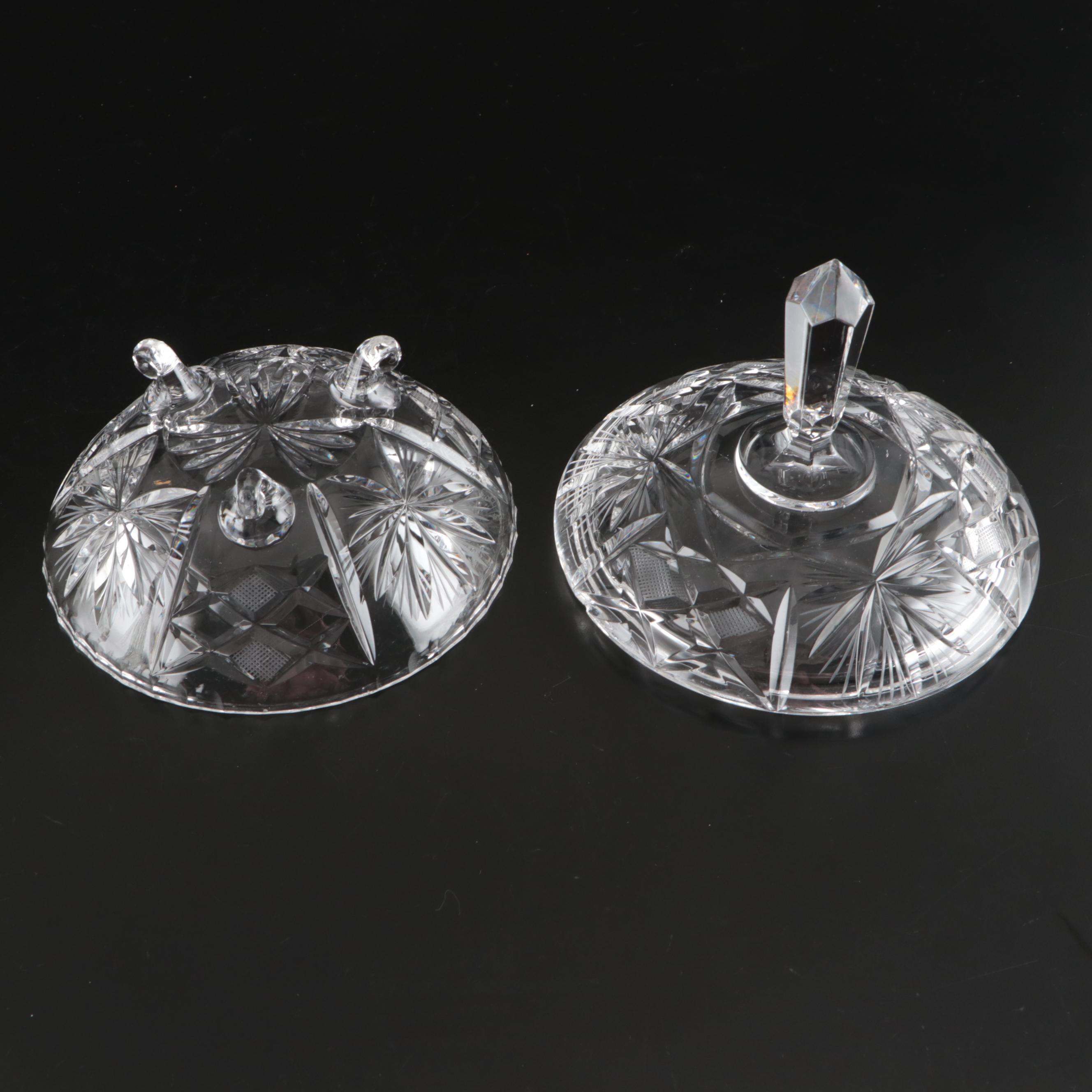 Claret Wine Jug with Candlesticks and Other Decor, Mid to Late 20th Century