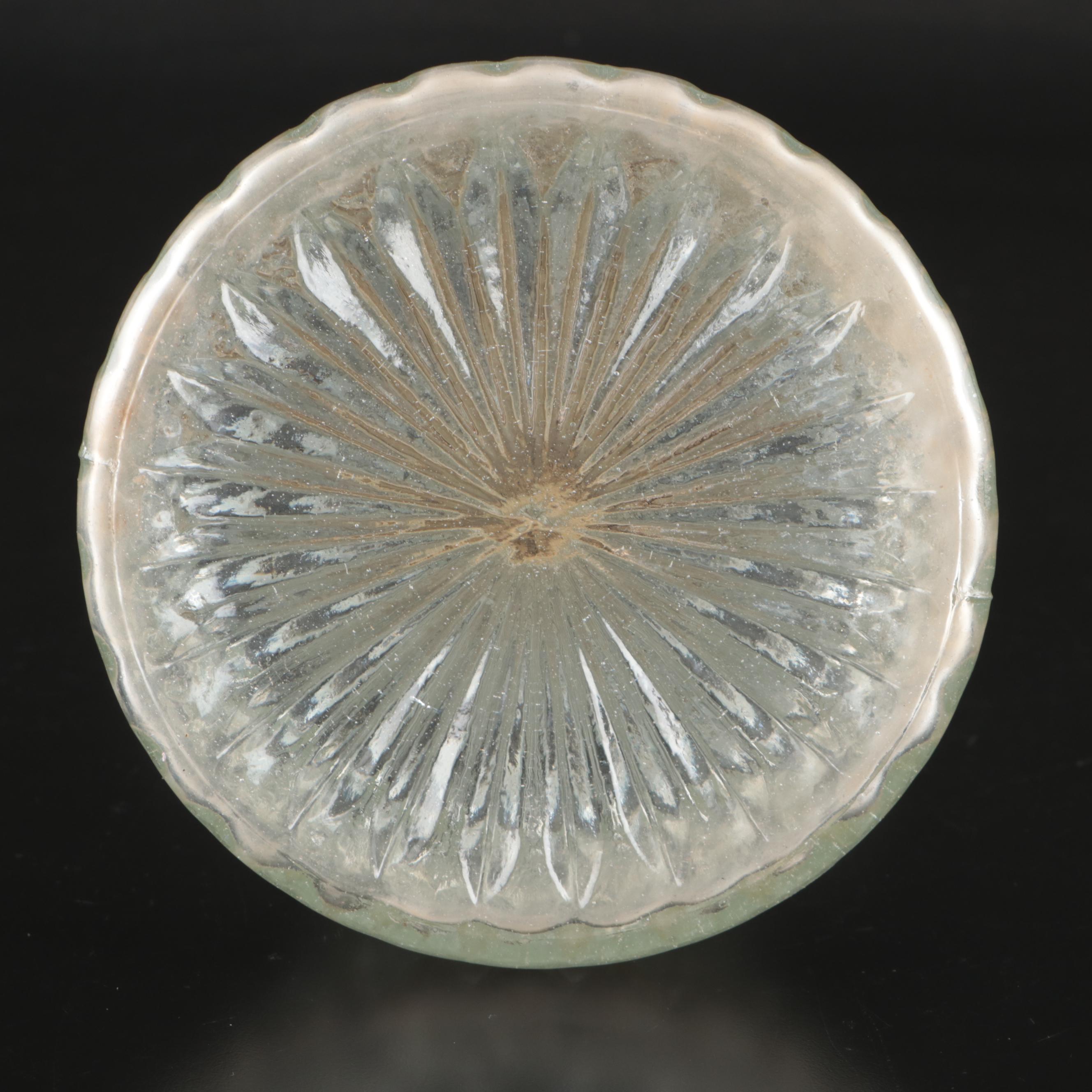 Claret Wine Jug with Candlesticks and Other Decor, Mid to Late 20th Century