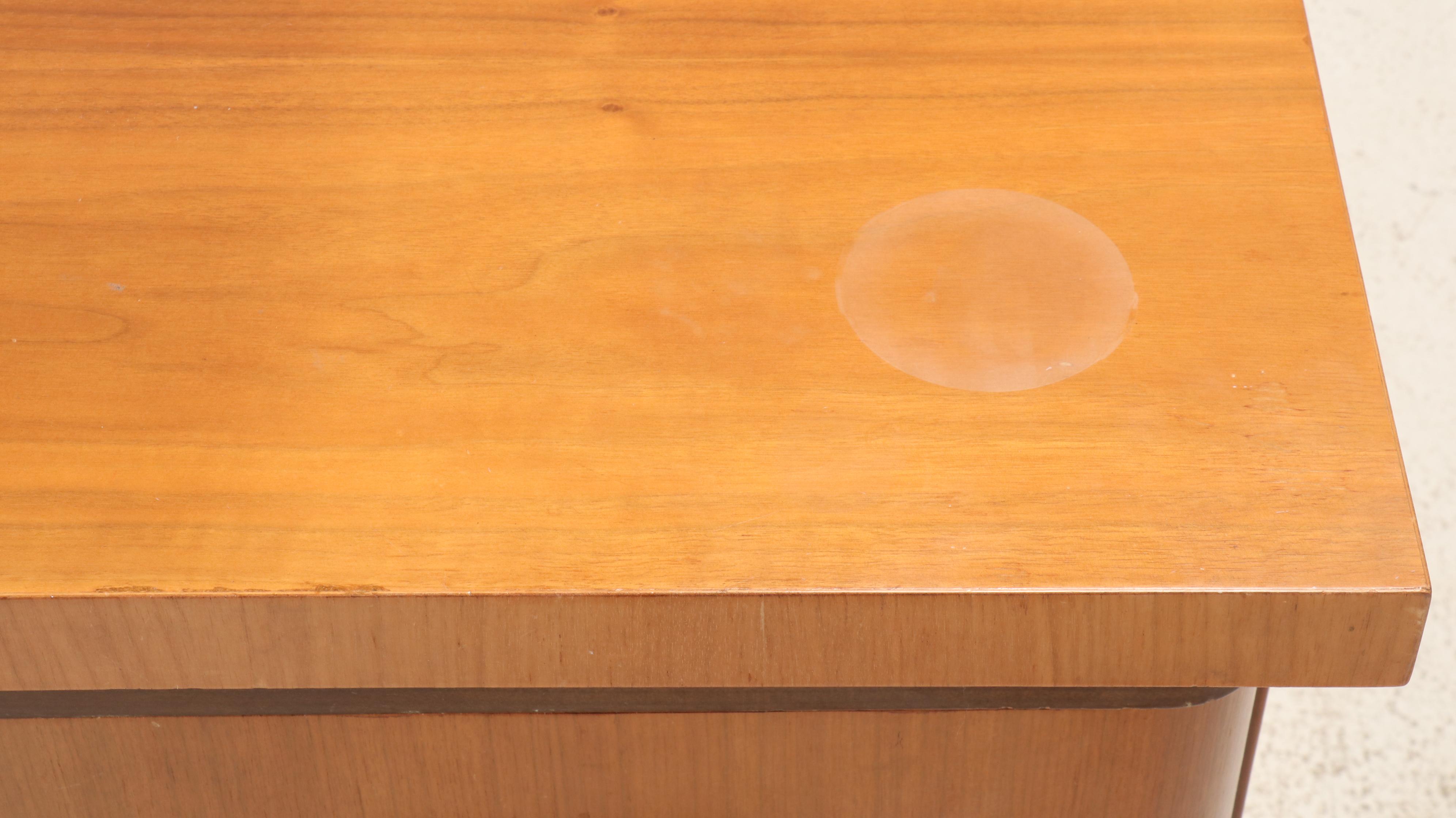 Mid Century Modern Walnut Desk, Mid-20th Century