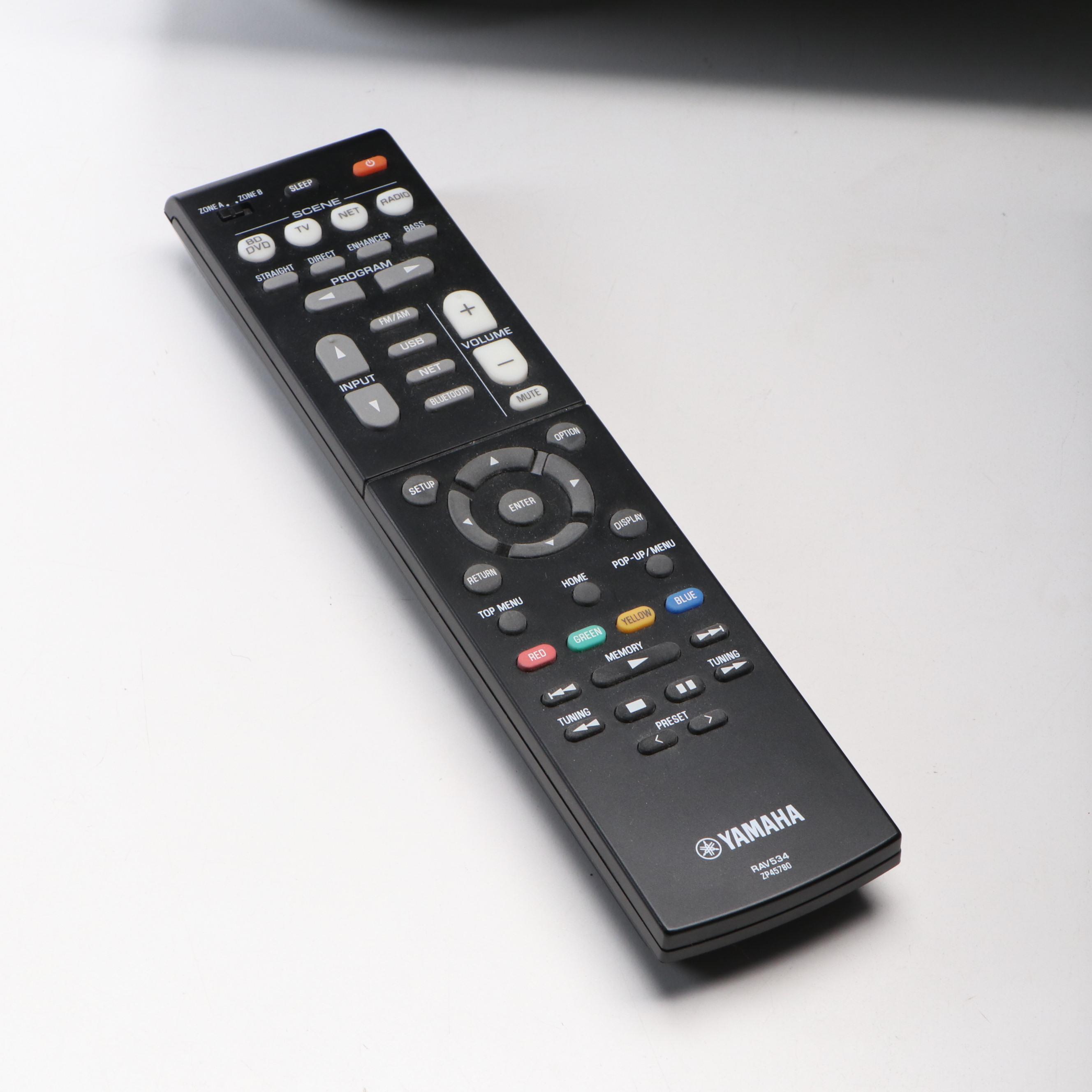 Yamaha RX-V381 AV Receiver with JBL Sub135 Subwoofer Speaker