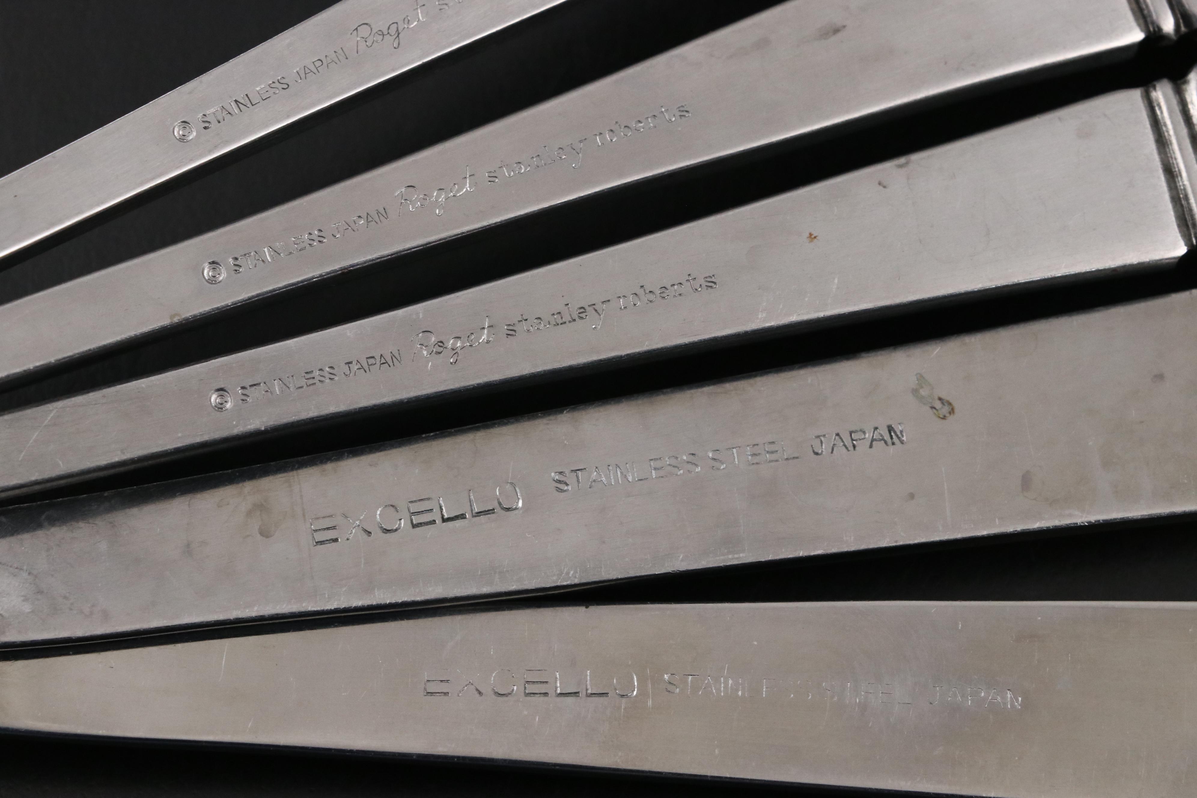 Stanley Roberts "Roget" Stainless Steel Flatware Set, 20th Century