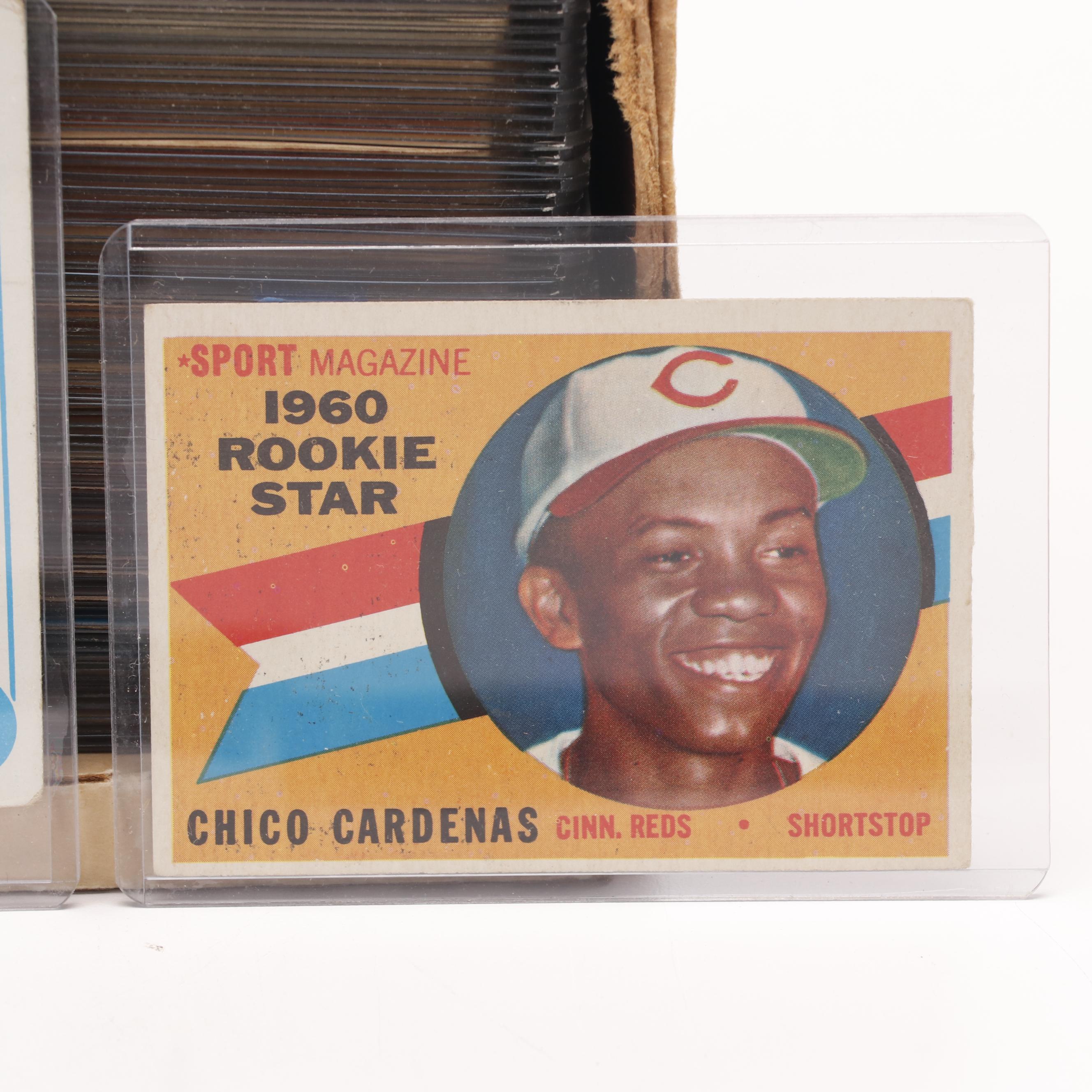 Lot of 250+ Vintage Football Cards From 1960s - 1970s Featuring Payton Rookie