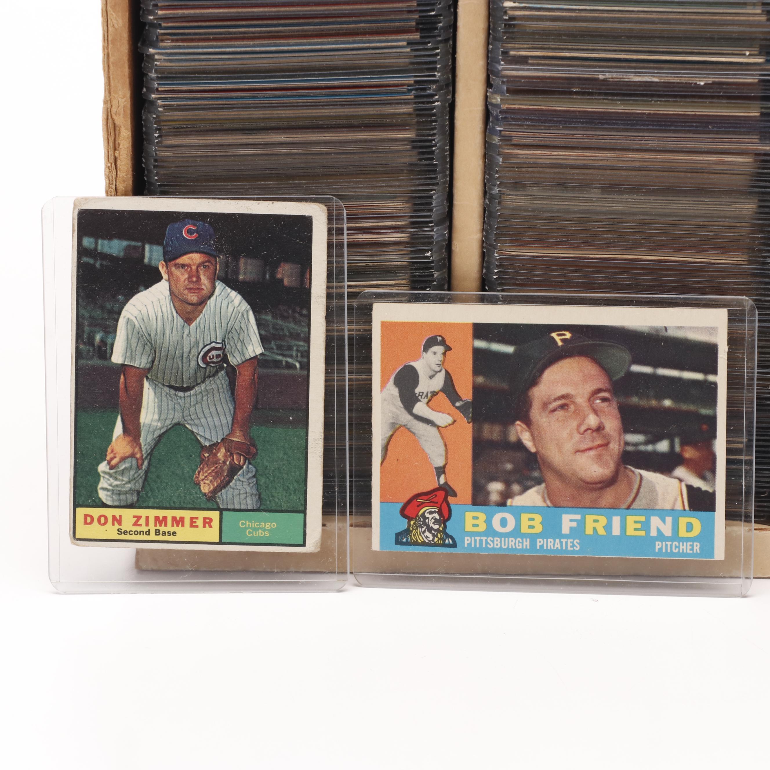 Lot of 250+ Vintage Football Cards From 1960s - 1970s Featuring Payton Rookie