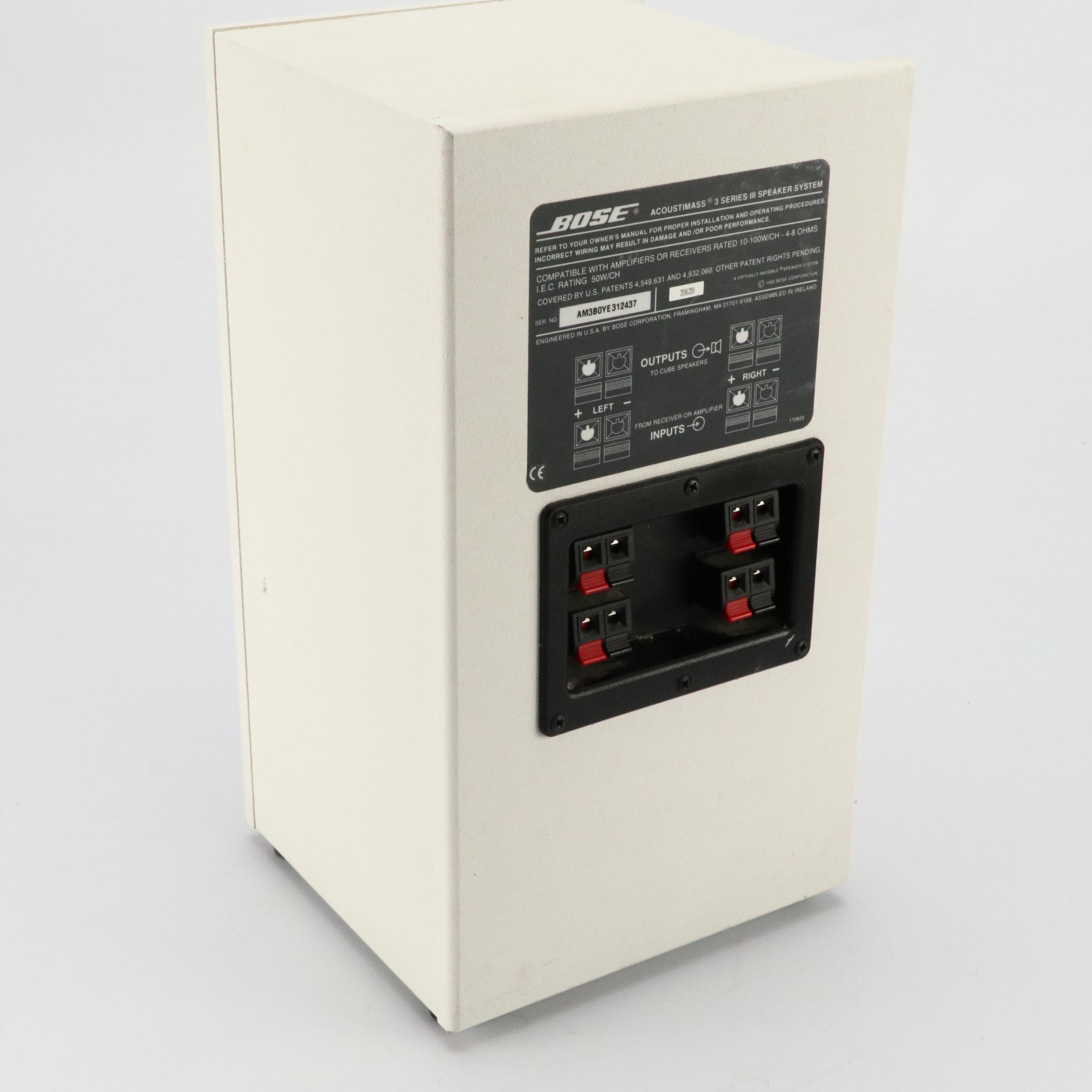 Bose Acoustimass 3 Series II Speaker System