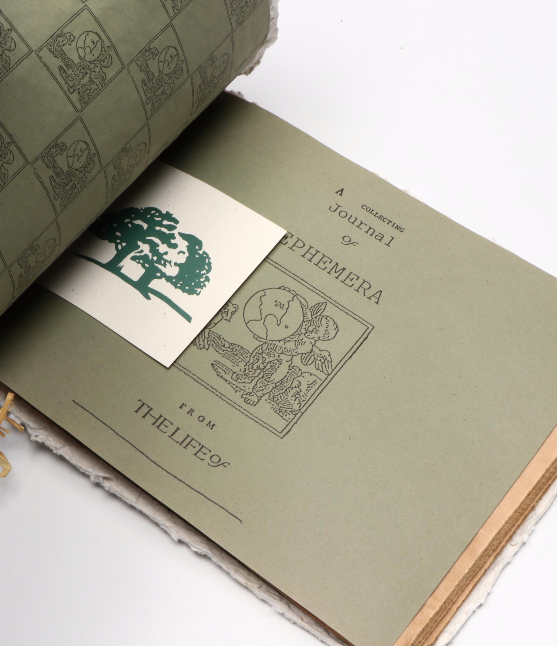 Glass Top Display Box with Wall Hanging "M" and Handmade Photo Album