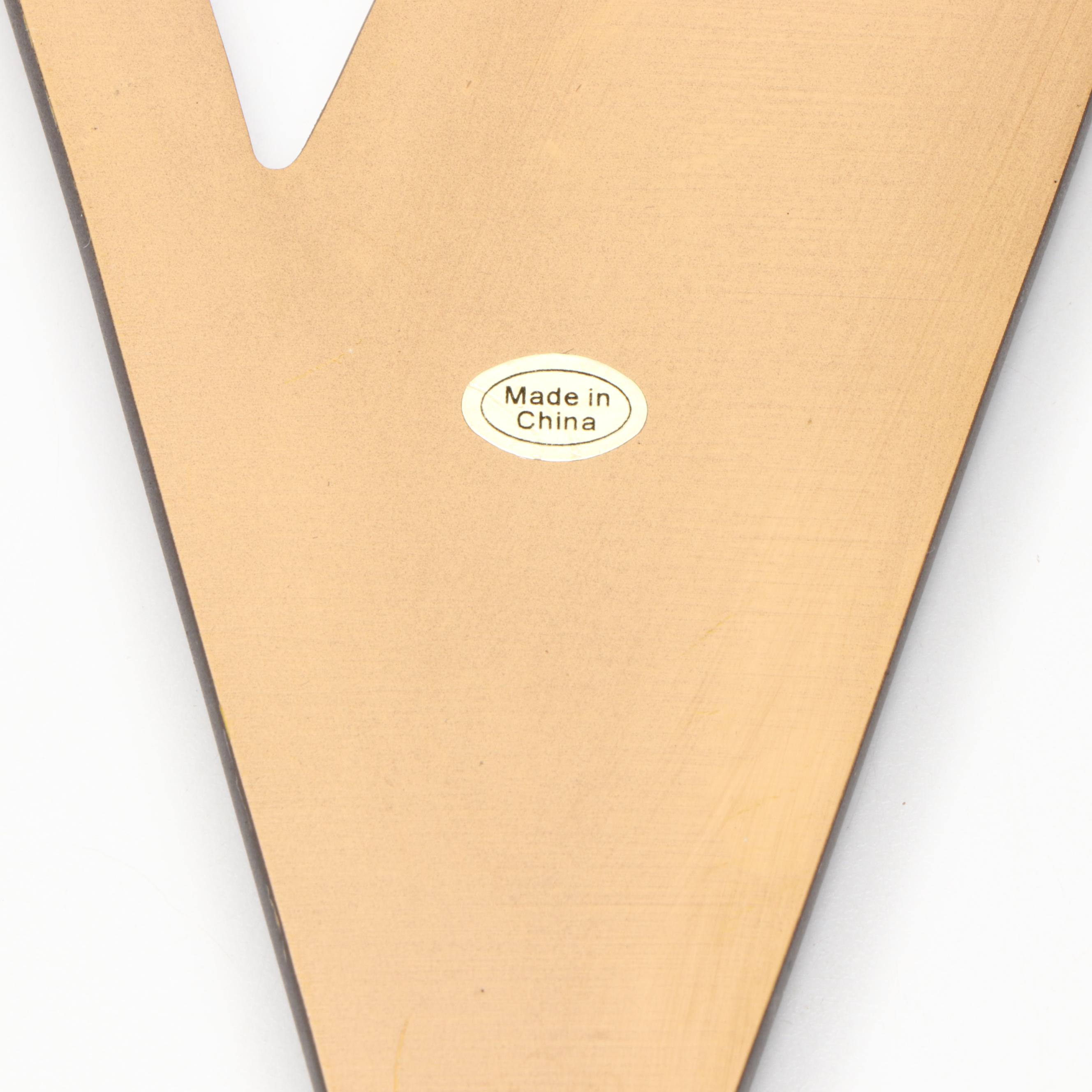 Glass Top Display Box with Wall Hanging "M" and Handmade Photo Album