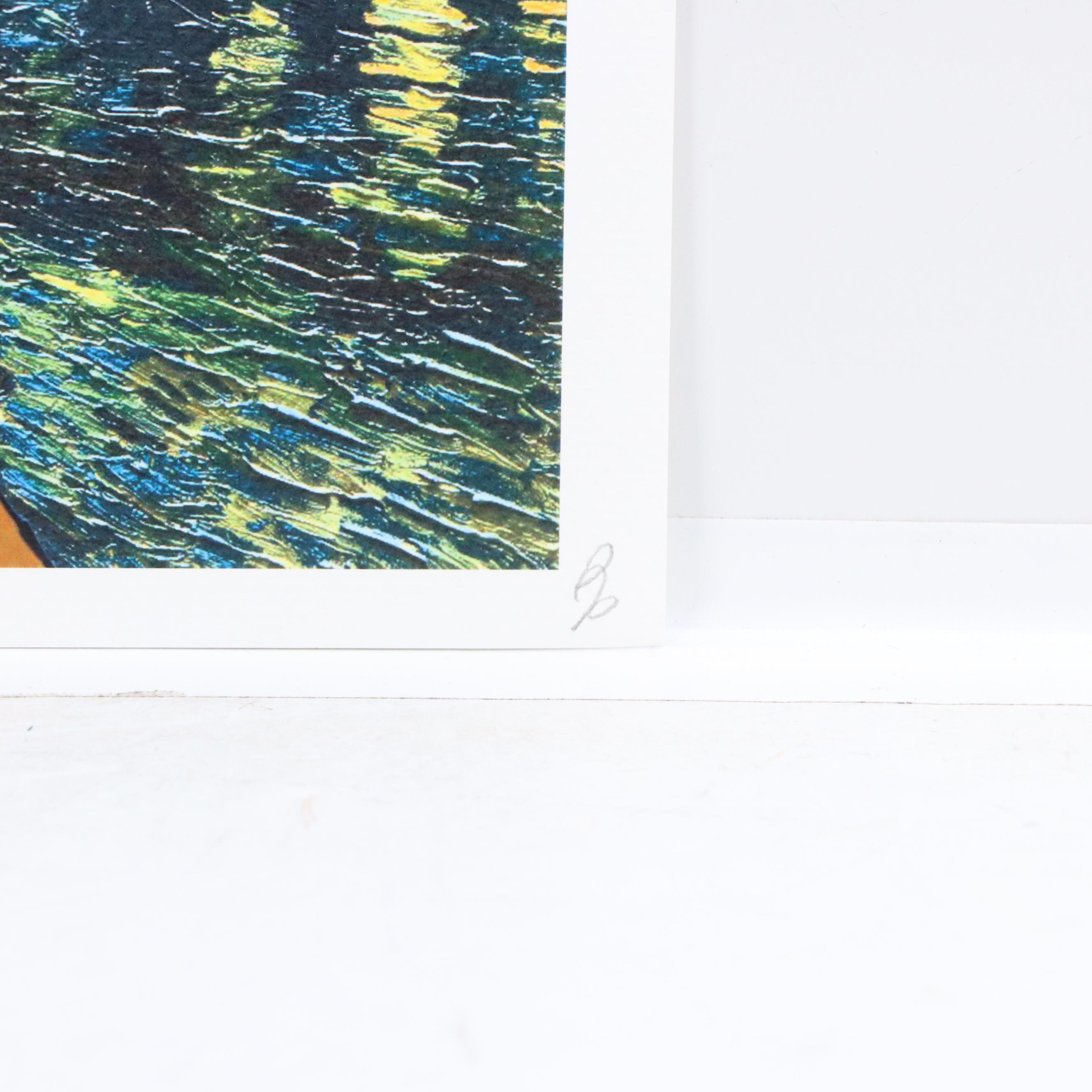 Death NYC Pop Art Graphic Print Featuring Van Gogh x Peanuts, 2022