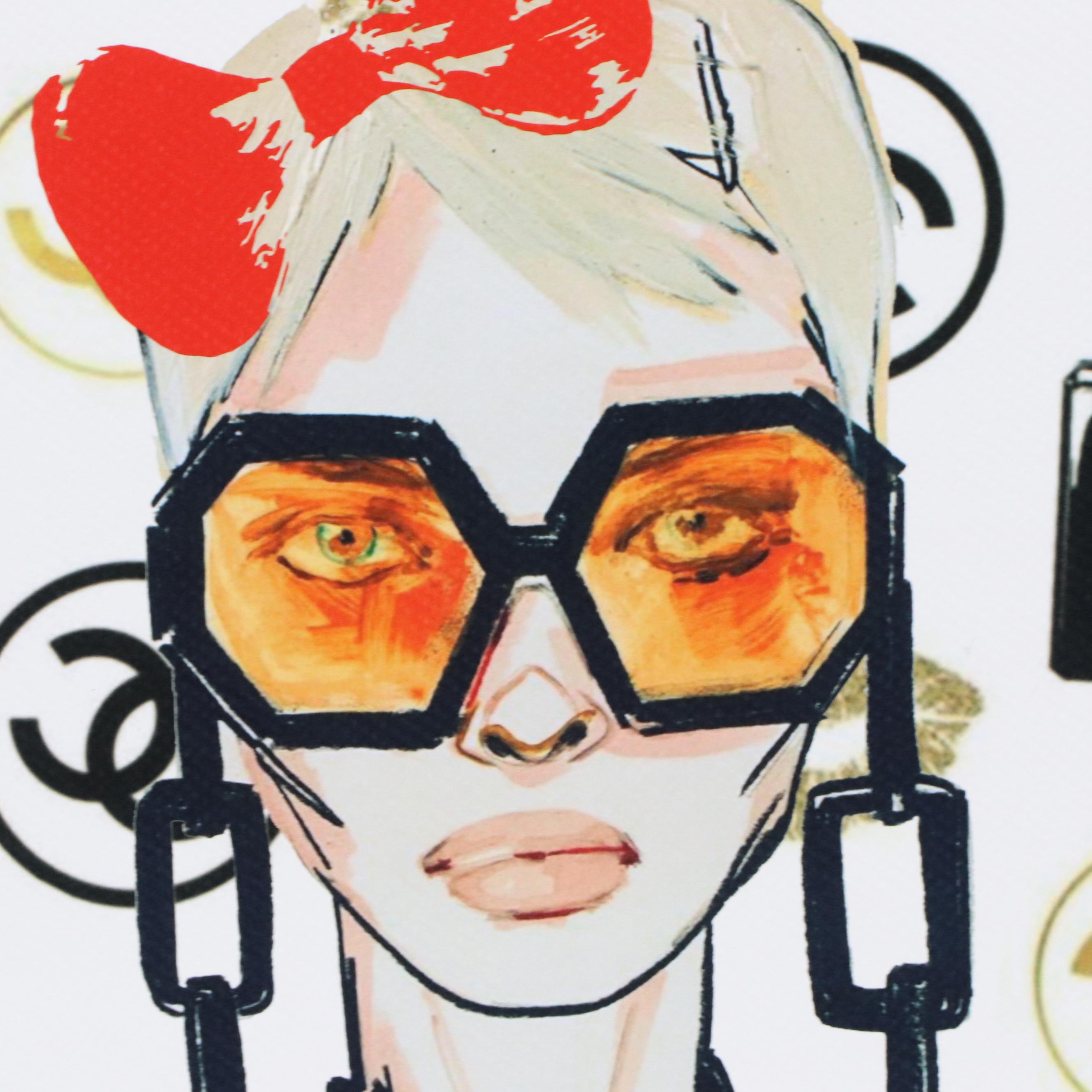 Death NYC Pop Art Graphic Print Featuring Chanel, 2024