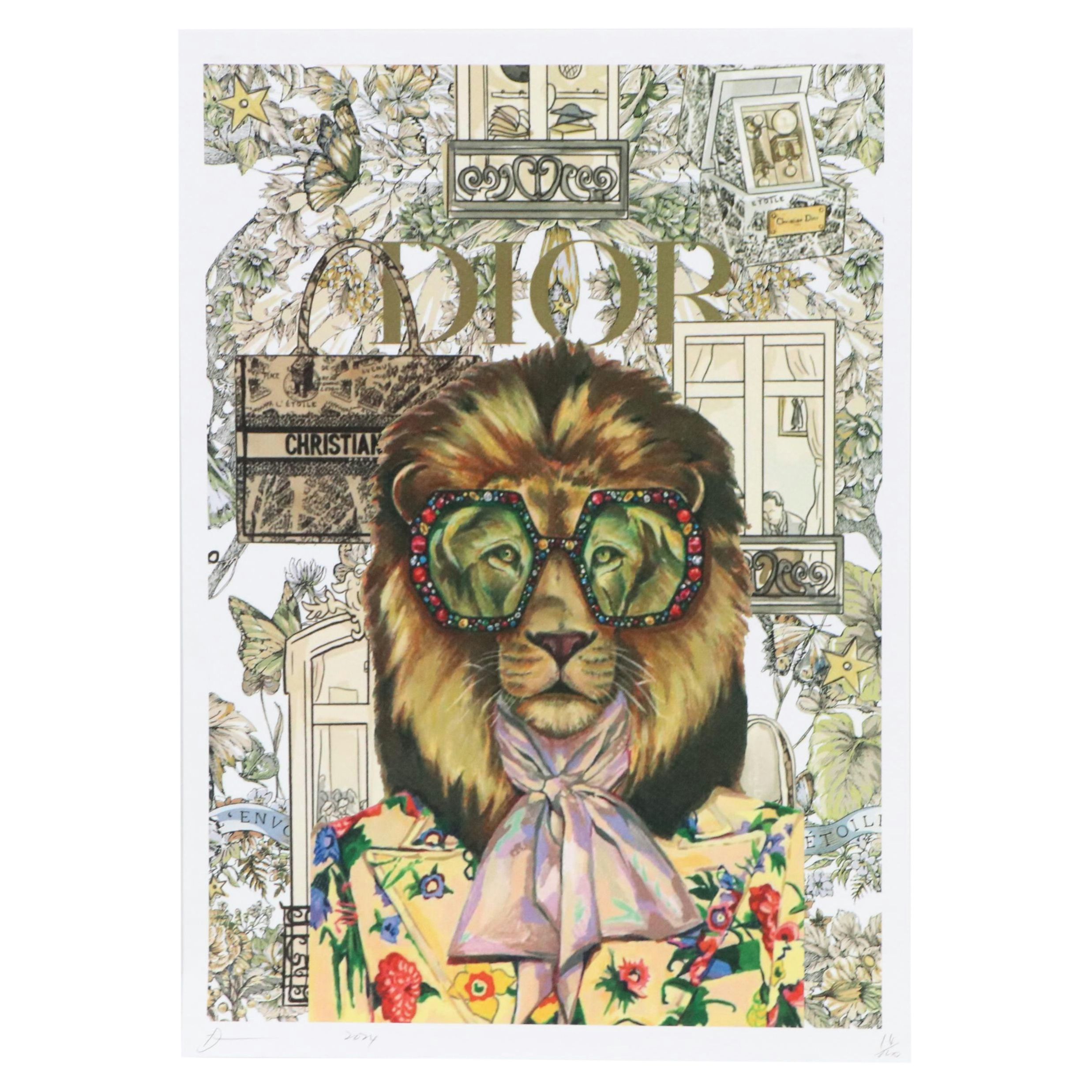 Death NYC Pop Art Homage to Dior, 2024