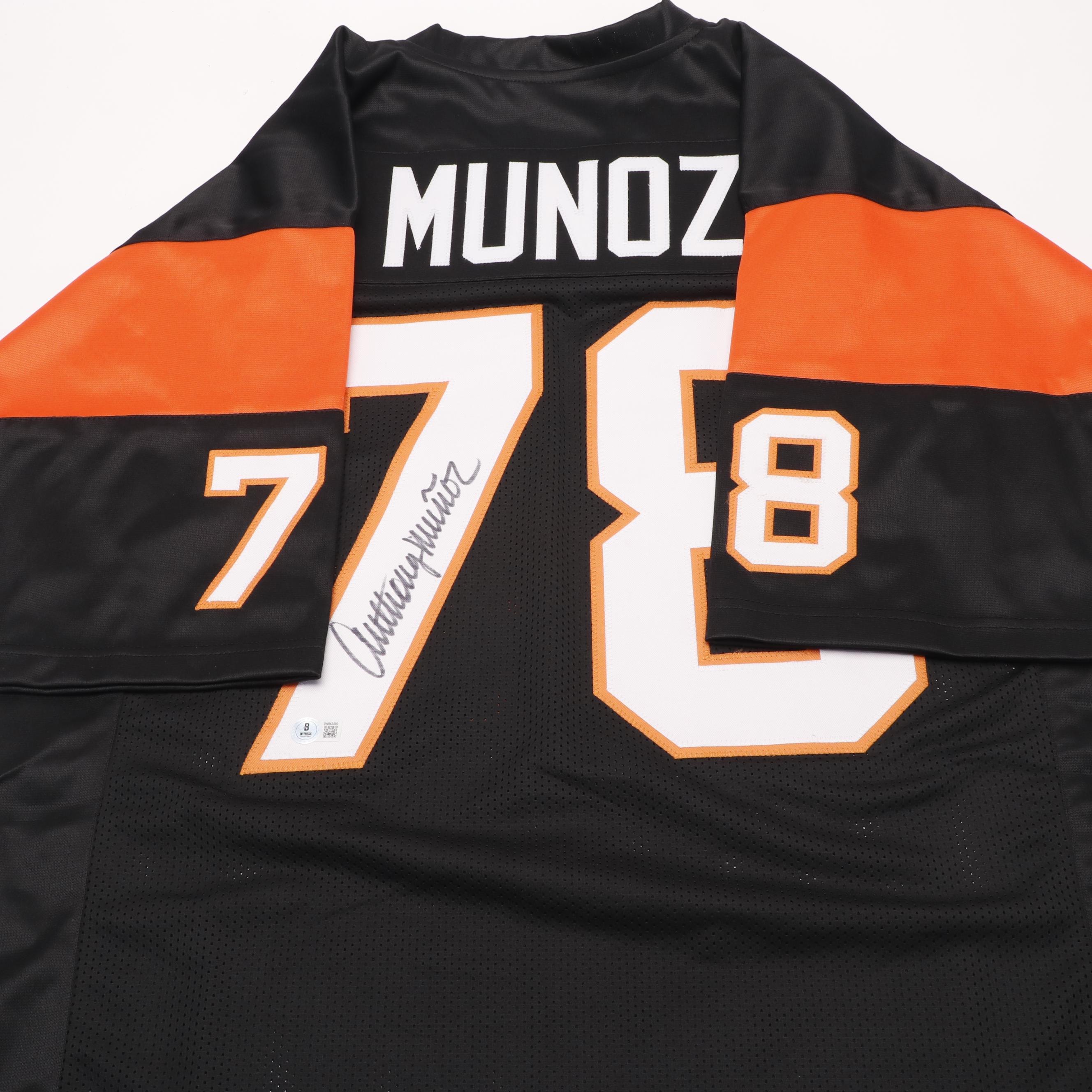 Anthony Muñoz Signed Cincinnati Bengals Football Jersey, Beckett