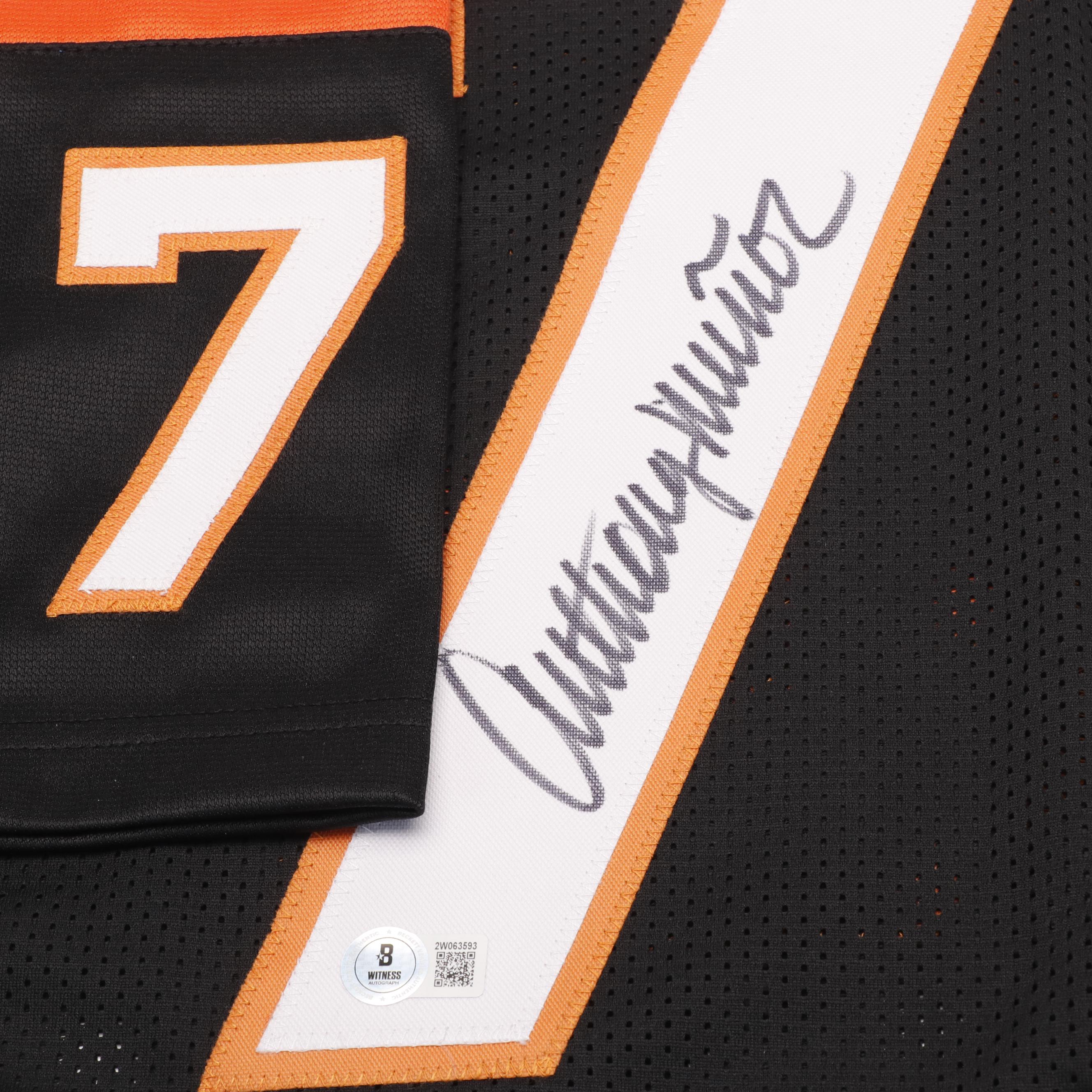 Anthony Muñoz Signed Cincinnati Bengals Football Jersey, Beckett