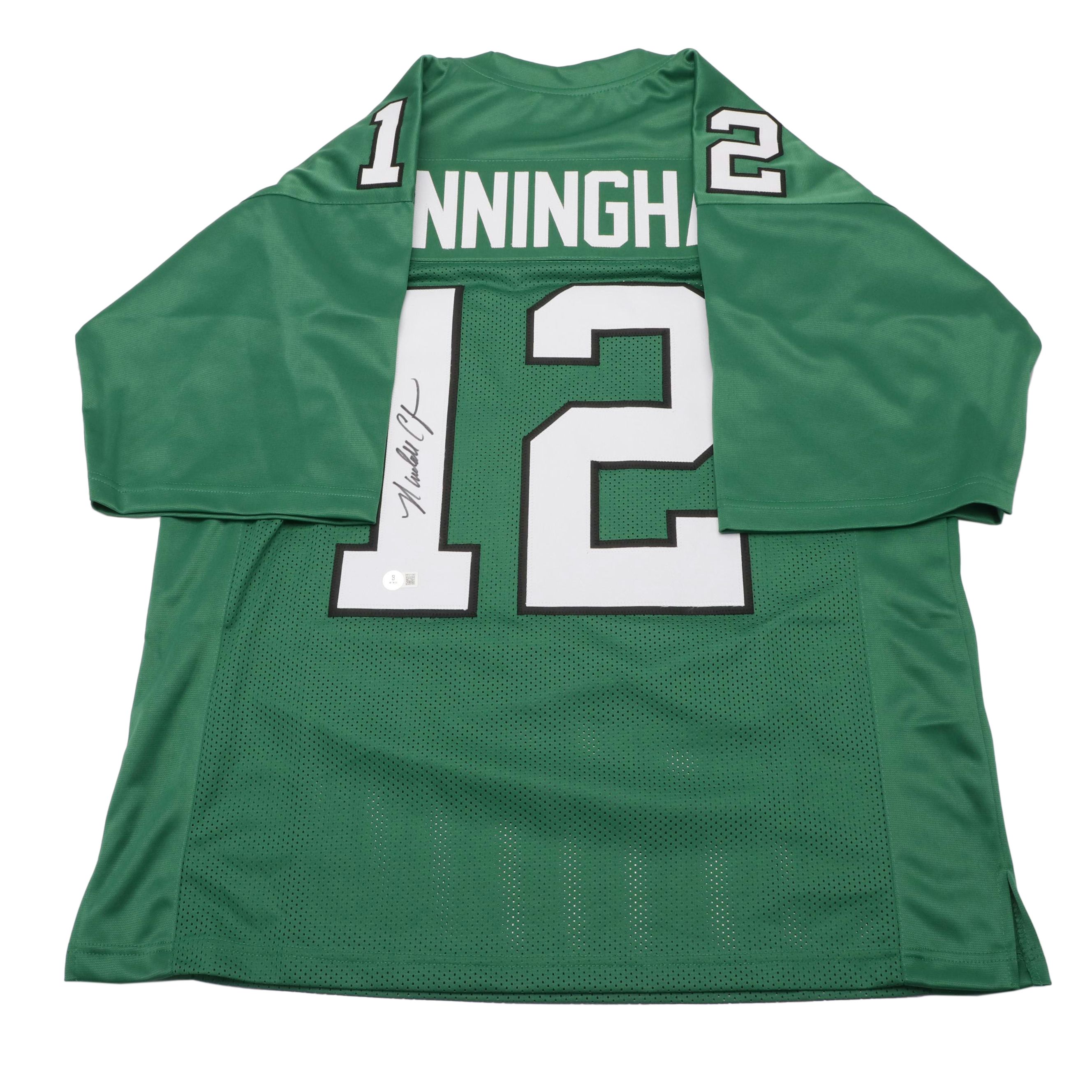 Randall Cunningham Signed Philadelphia Eagles Football Jersey, Beckett