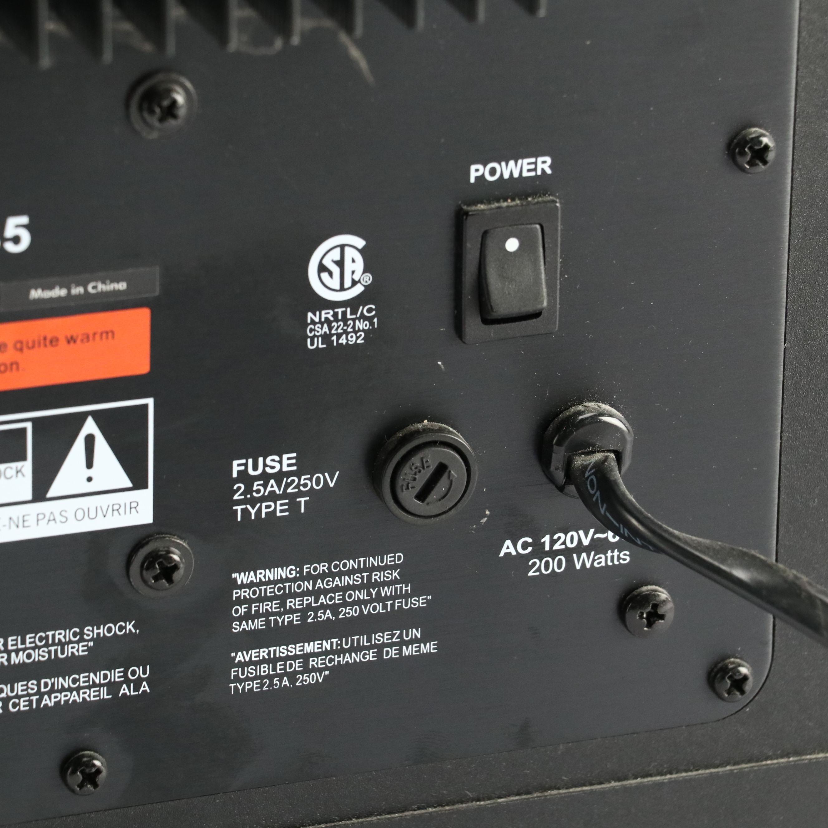 Yamaha TSR-5810 AV Receiver with JBL SUB135 Subwoofer Speaker