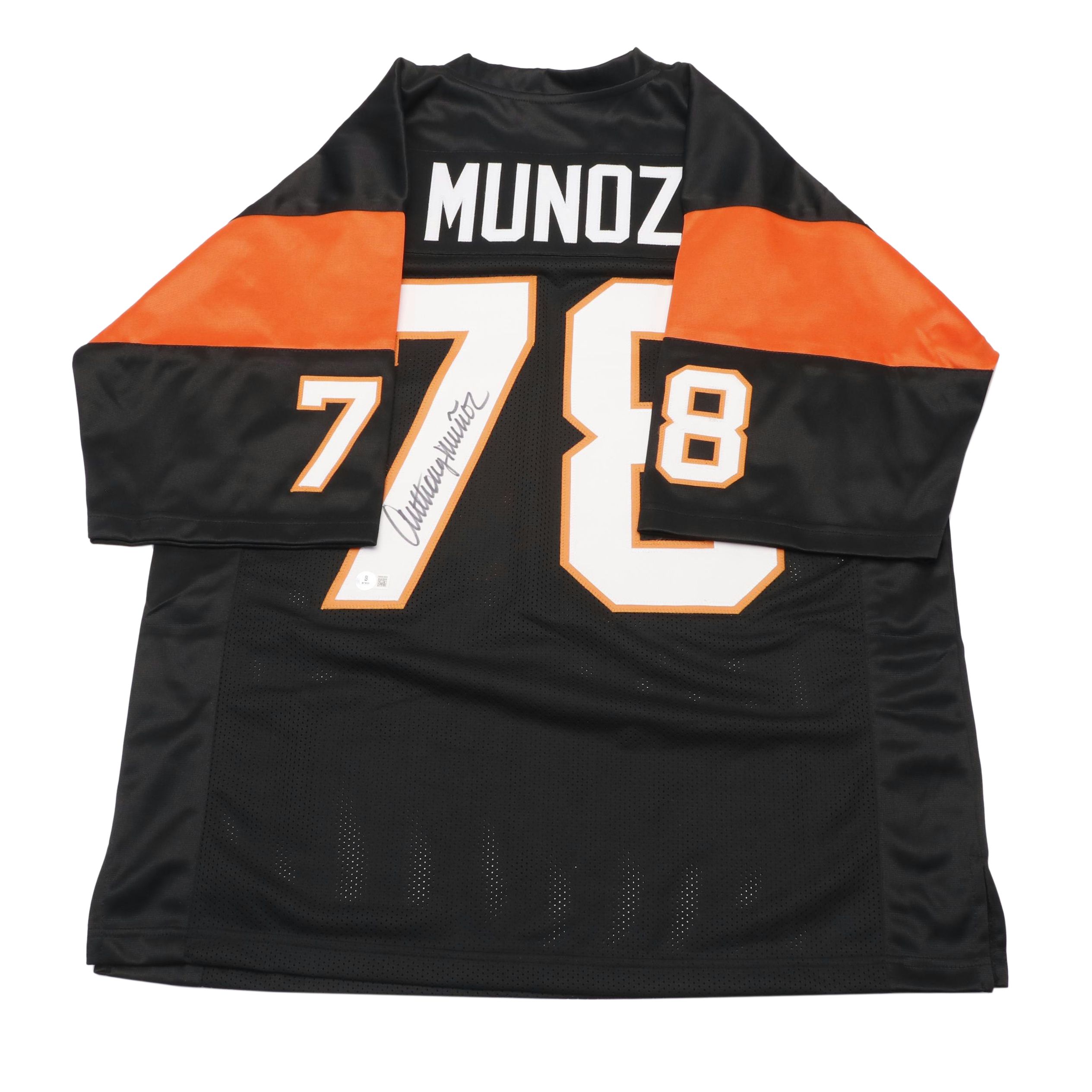 Anthony Muñoz Signed Cincinnati Bengals Football Jersey, Beckett