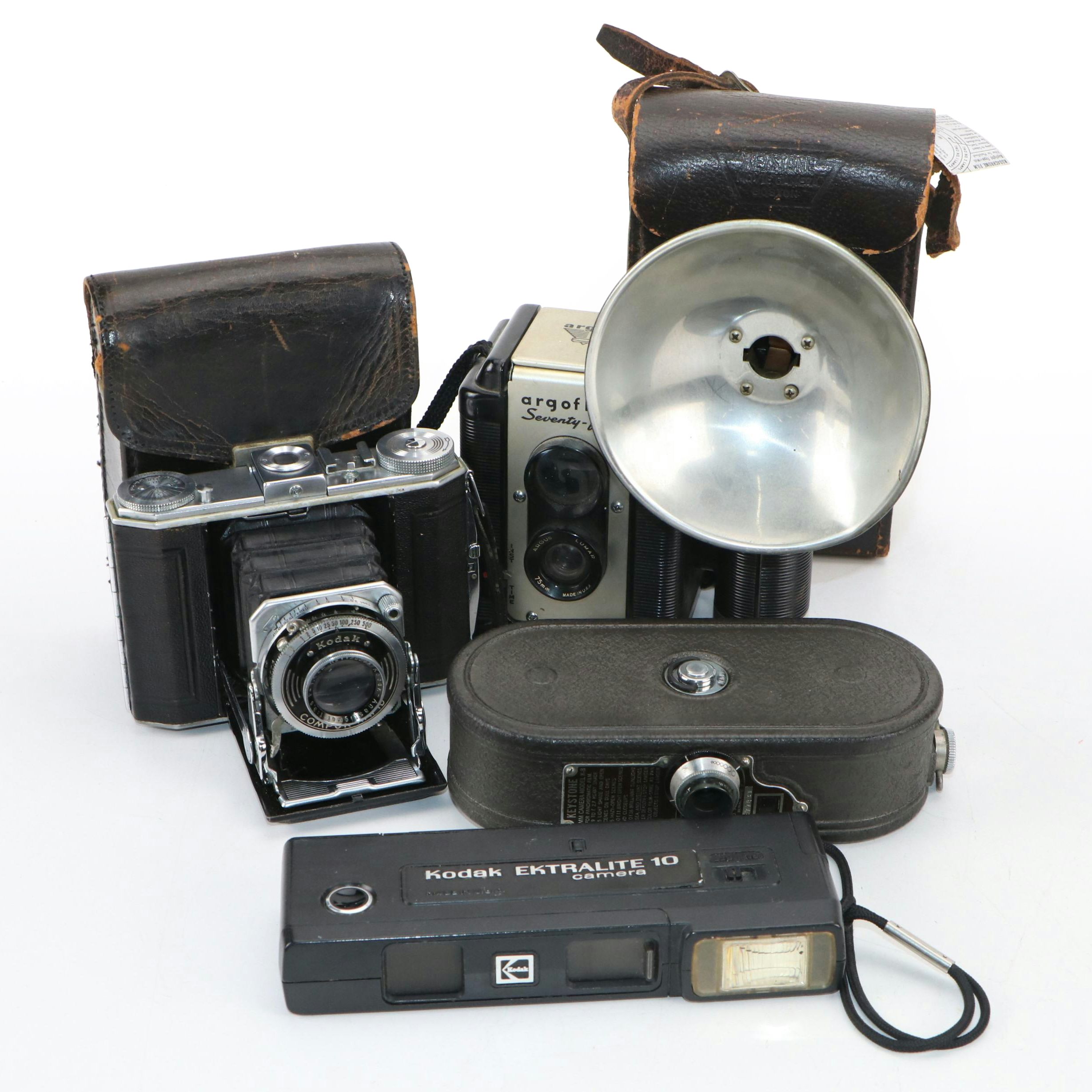 Argus Argoflex Seventy-five TLR, Keystone K-8 Video Camera and More, Mid-20th C.