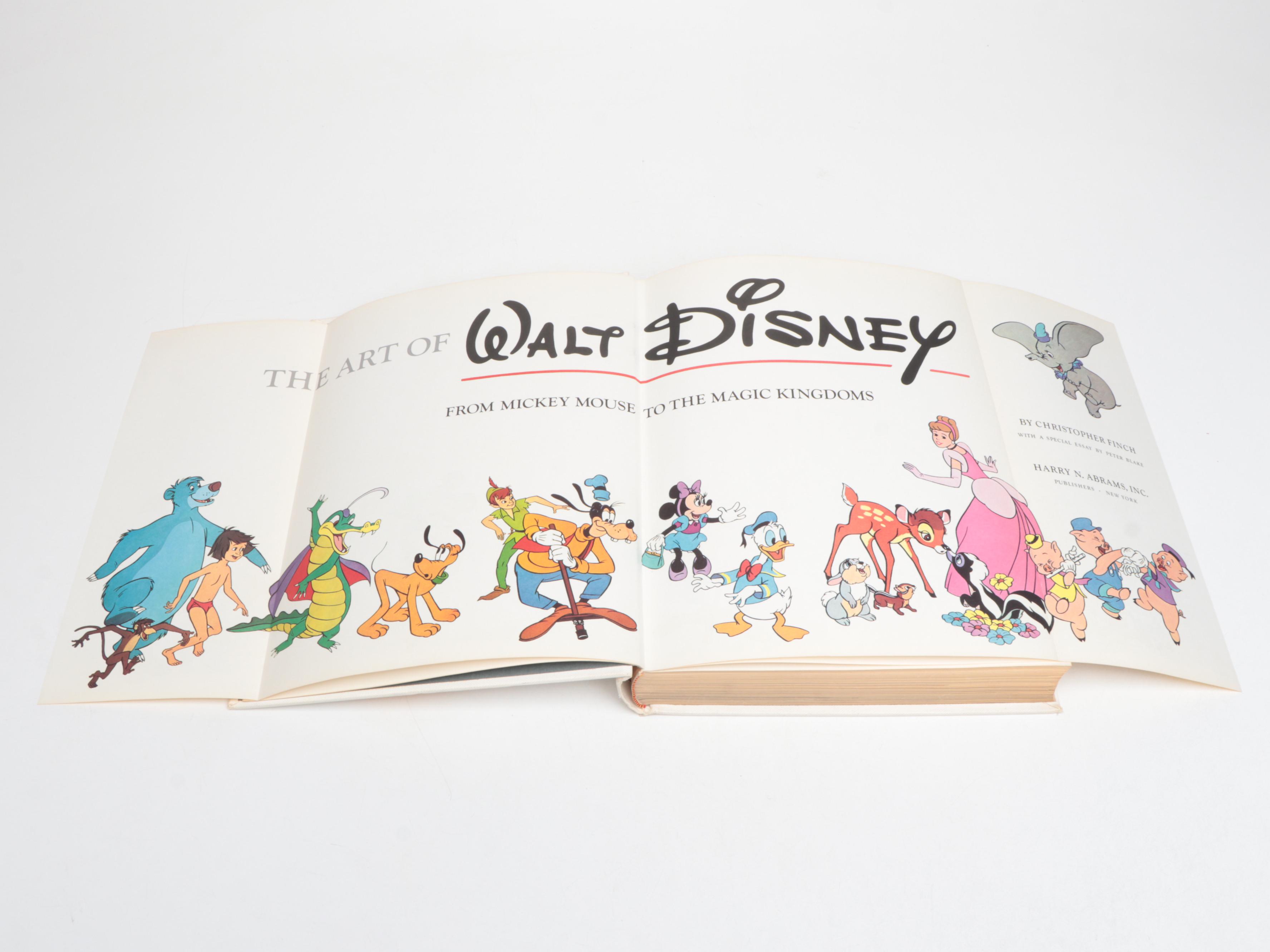 First Edition "The Art of Walt Disney" by Christopher Finch, 1973